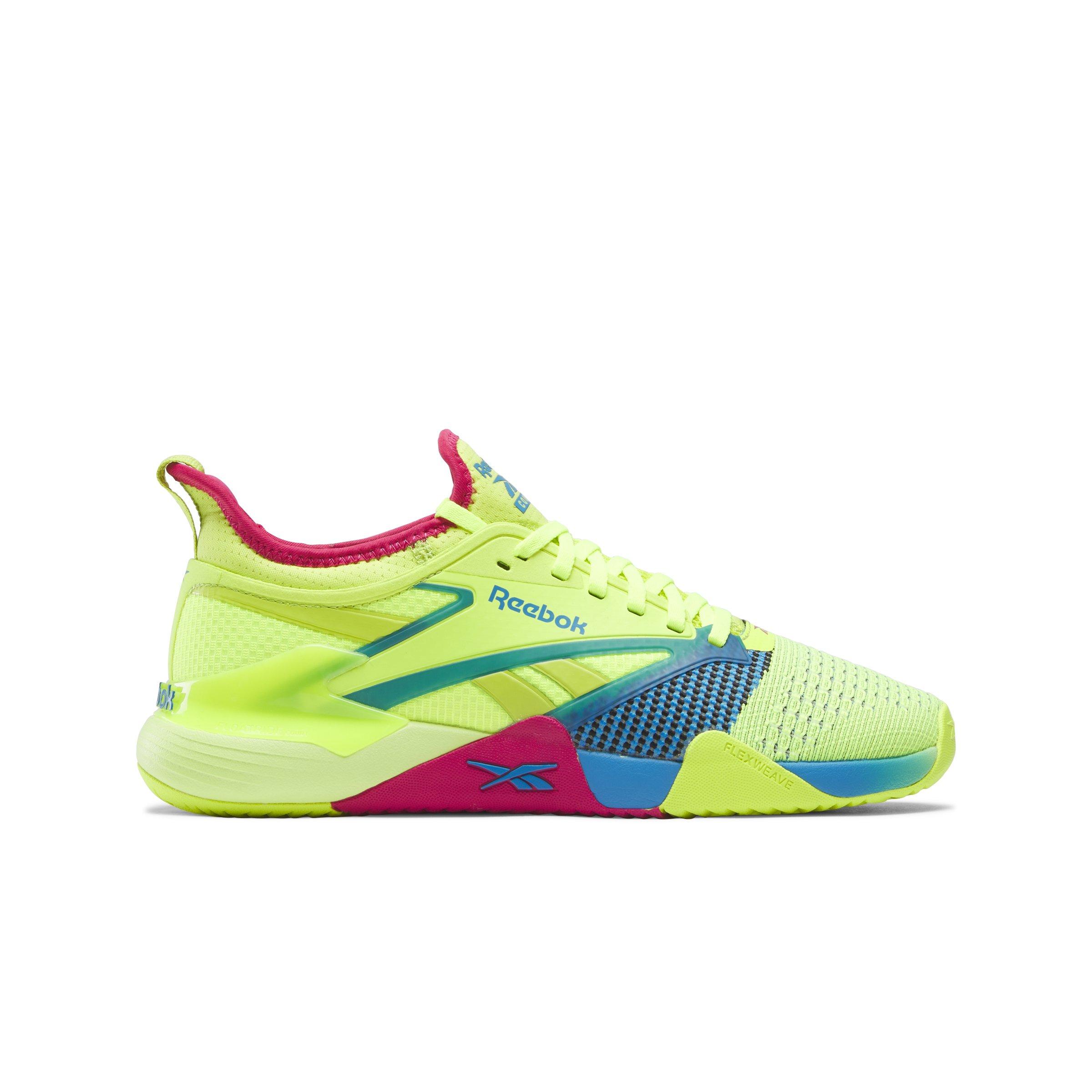 Reebok Nano Court "Digital Lime/Aqua/Bold Pink" Women's Shoe - LIME/AQUA/PINK Thumbnail View 1