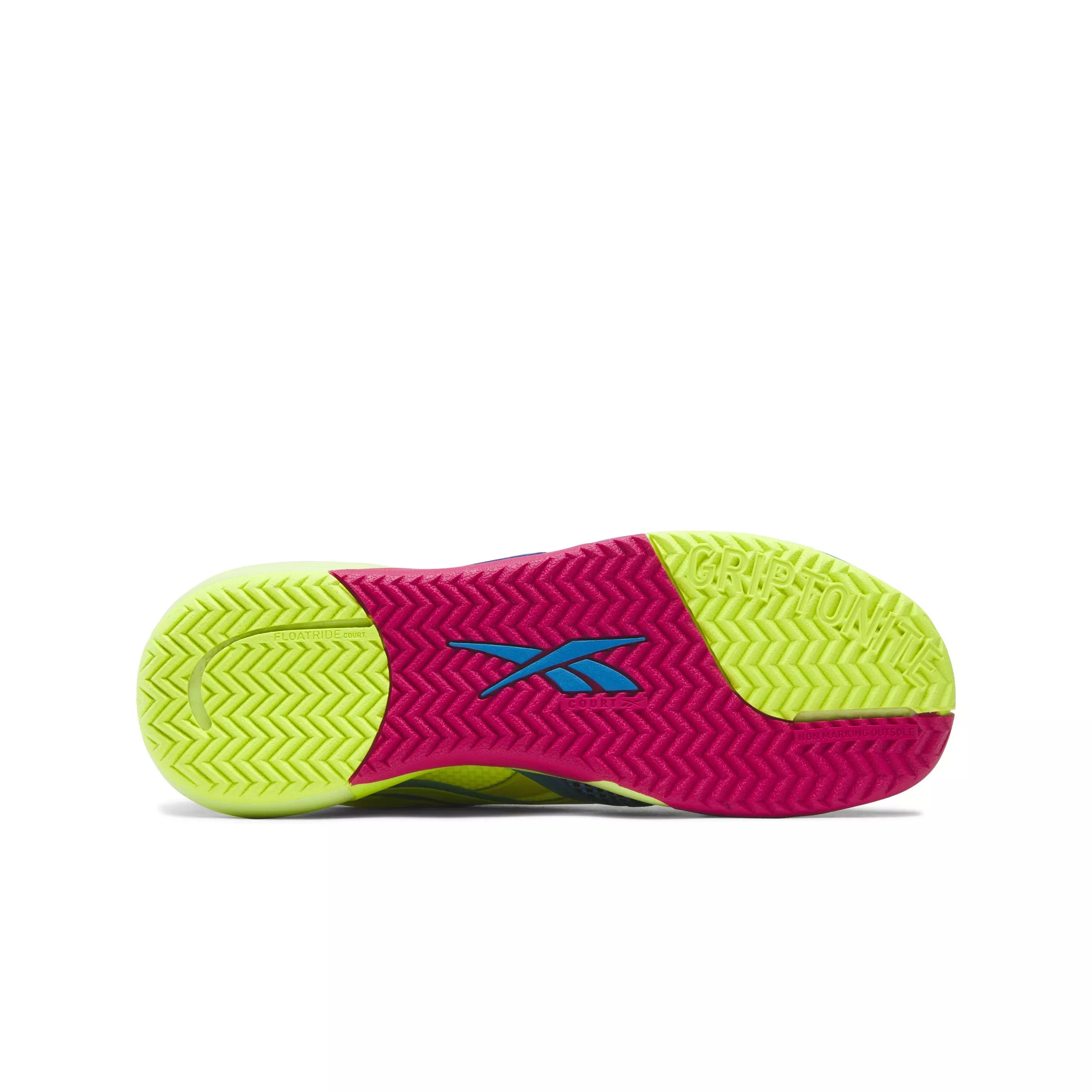 Reebok Nano Court "Digital Lime/Aqua/Bold Pink" Women's Shoe - LIME/AQUA/PINK