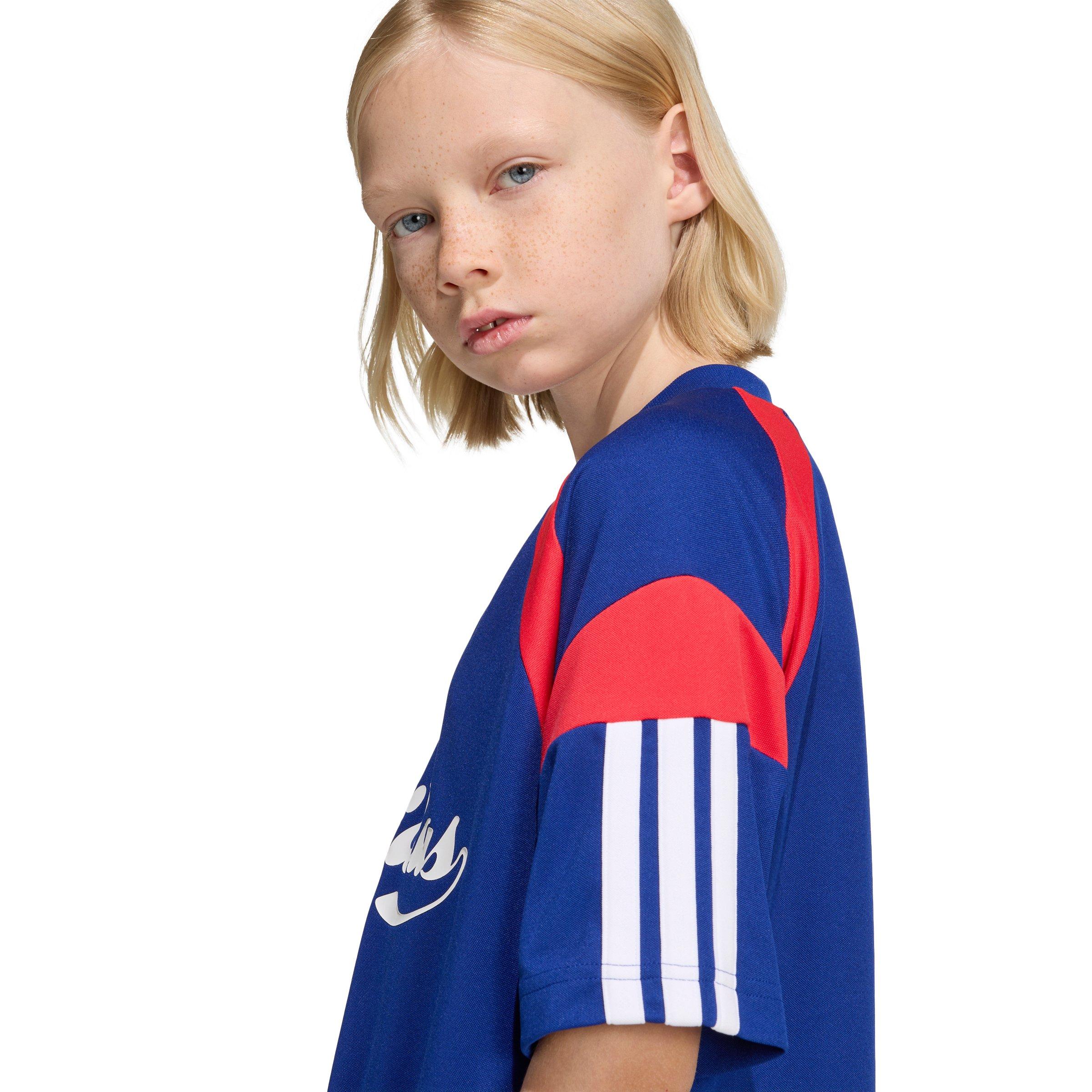 adidas House of Tiro Big Kids' Dark Blue T-Shirt