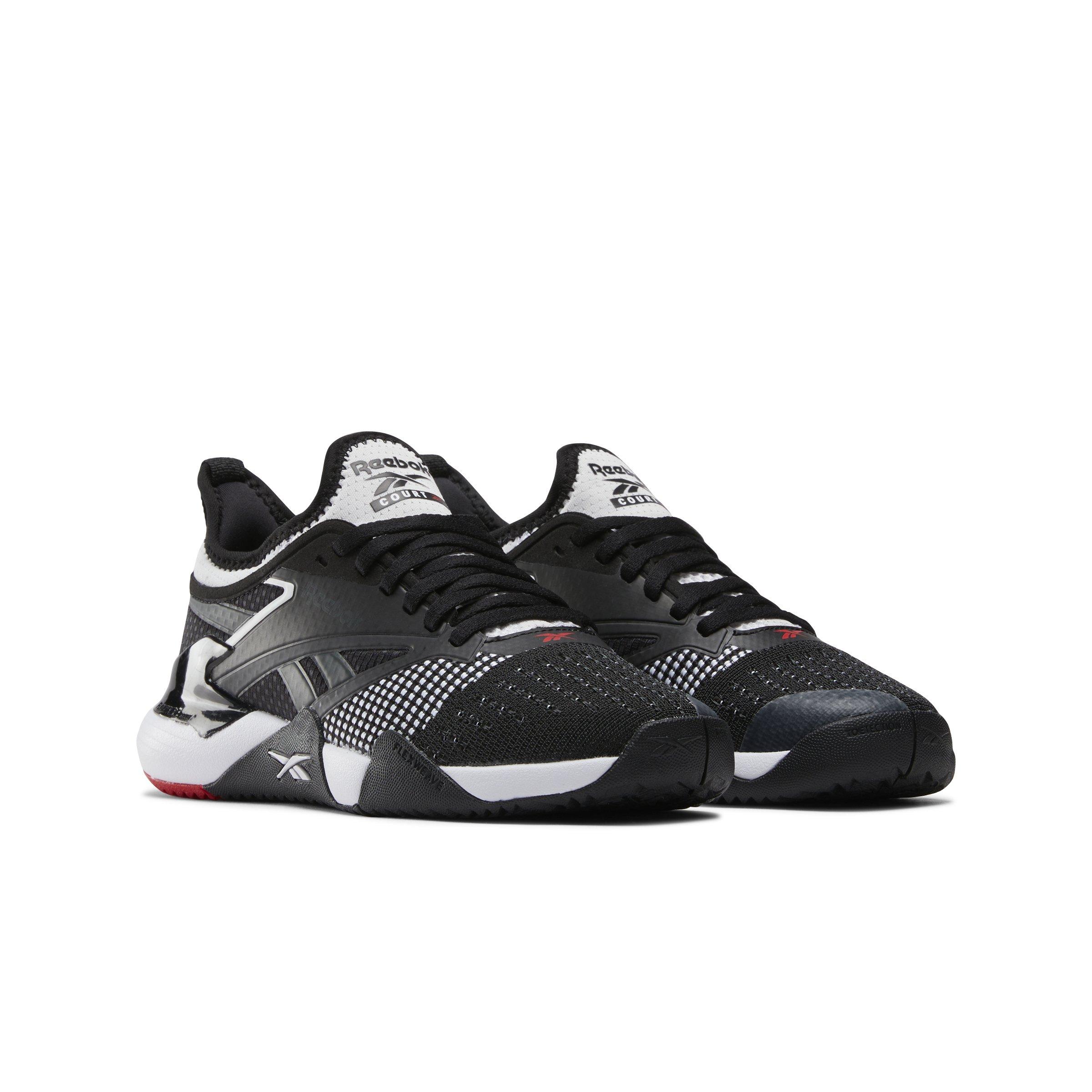 Reebok Nano Court "Black/White/Vector Red" Women's Shoe - BLACK/WHITE/RED Thumbnail View 2