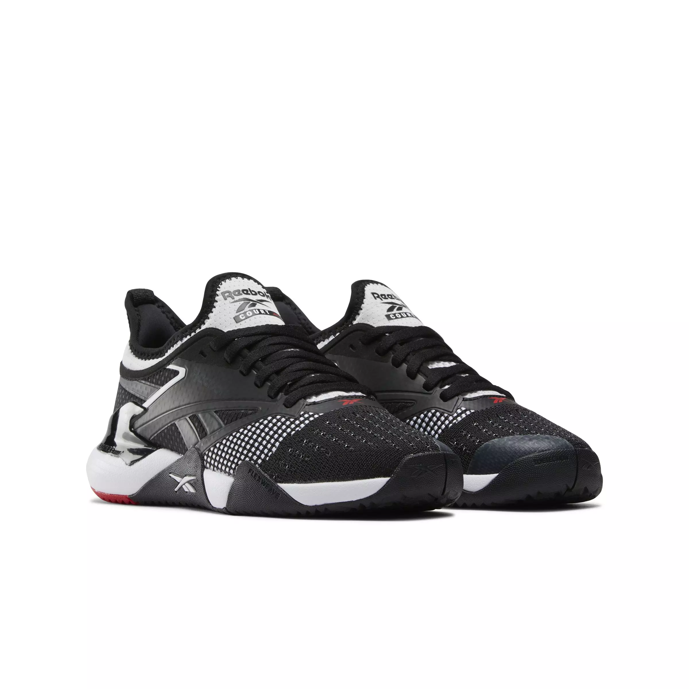 Reebok Nano Court "Black/White/Vector Red" Women's Shoe - BLACK/WHITE/RED