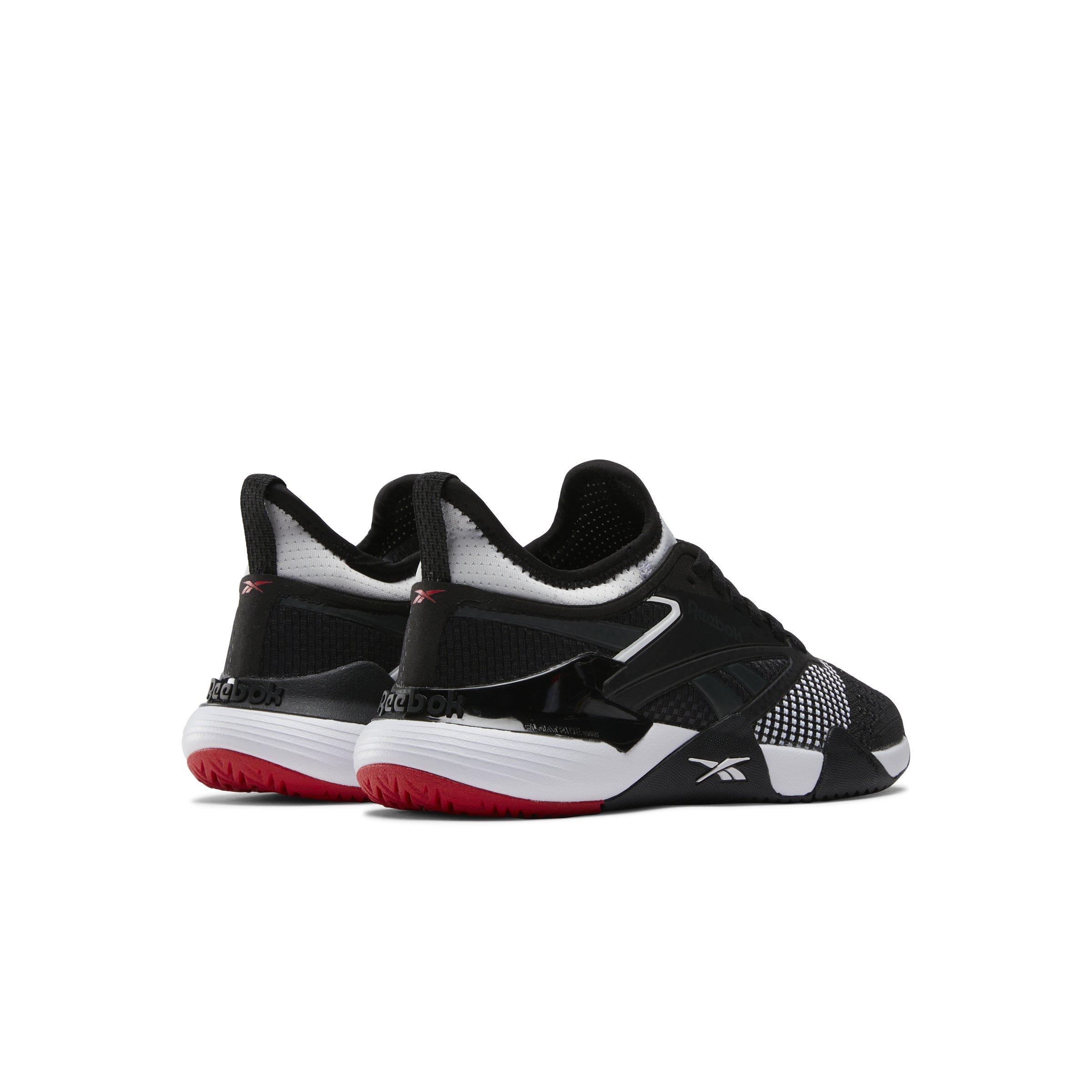 Reebok Nano Court "Black/White/Vector Red" Women's Shoe - BLACK/WHITE/RED Thumbnail View 3