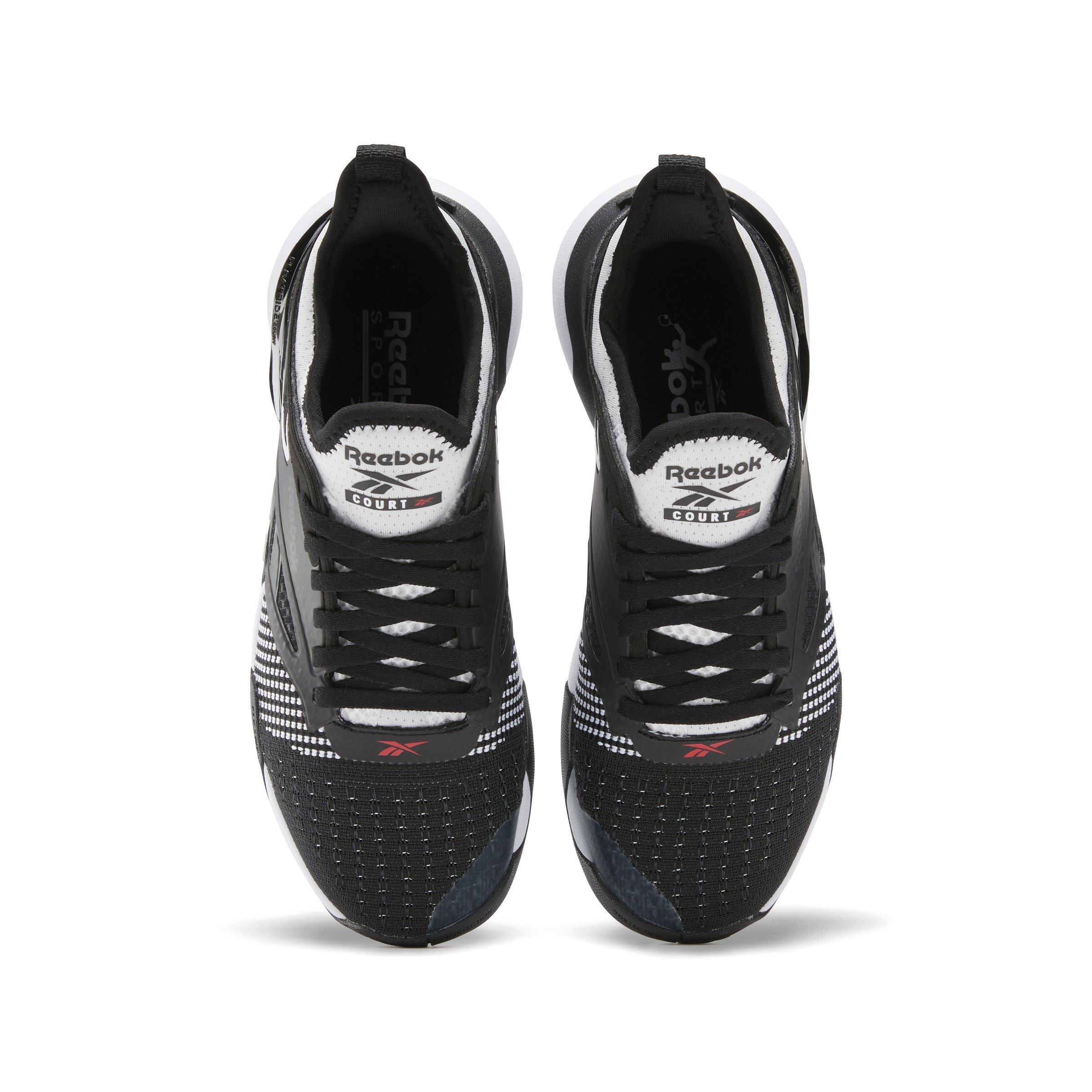 Reebok Nano Court "Black/White/Vector Red" Women's Shoe - BLACK/WHITE/RED Thumbnail View 4
