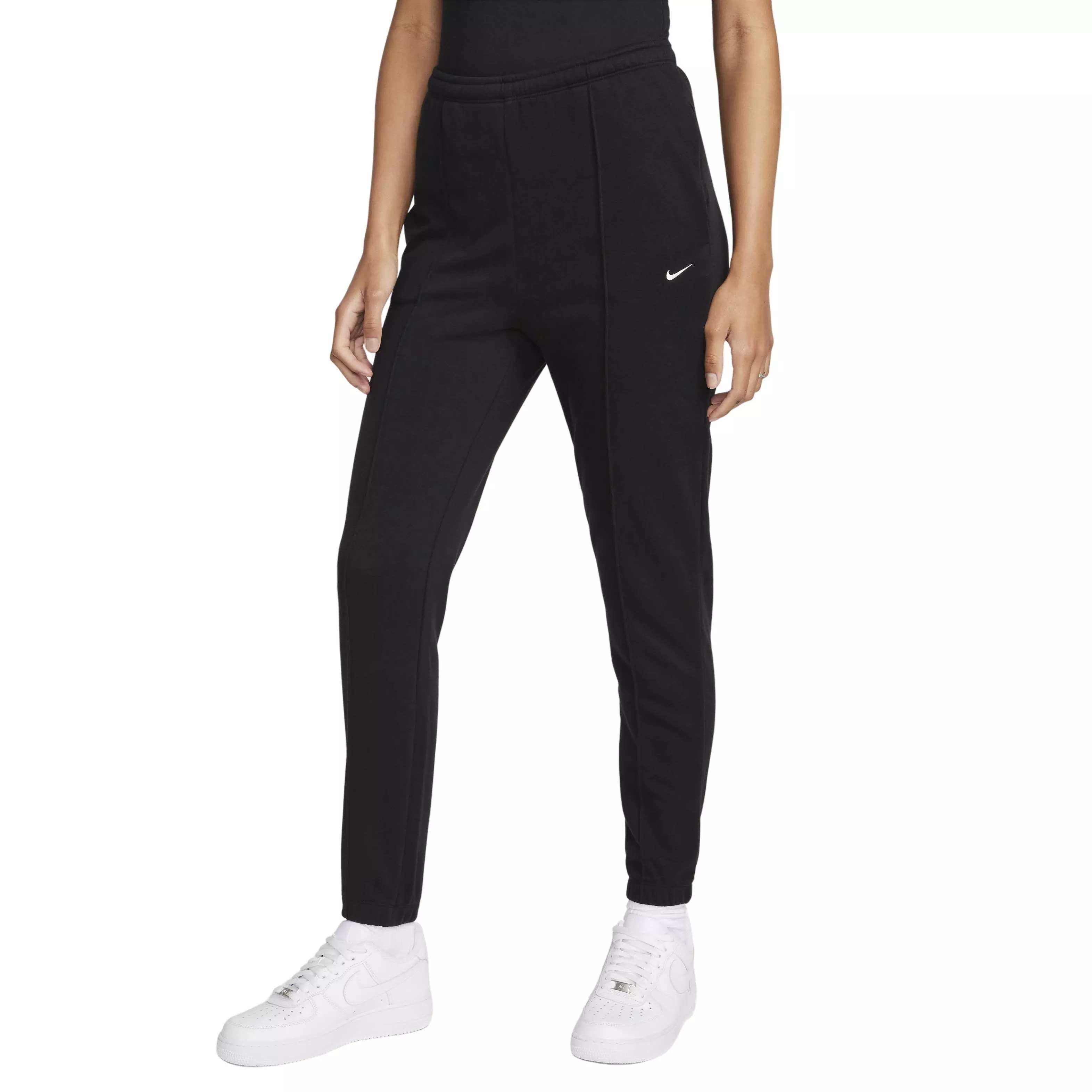 Nike Women's Sportswear Chill French Terry HW Sweatpants - Black - BLACK