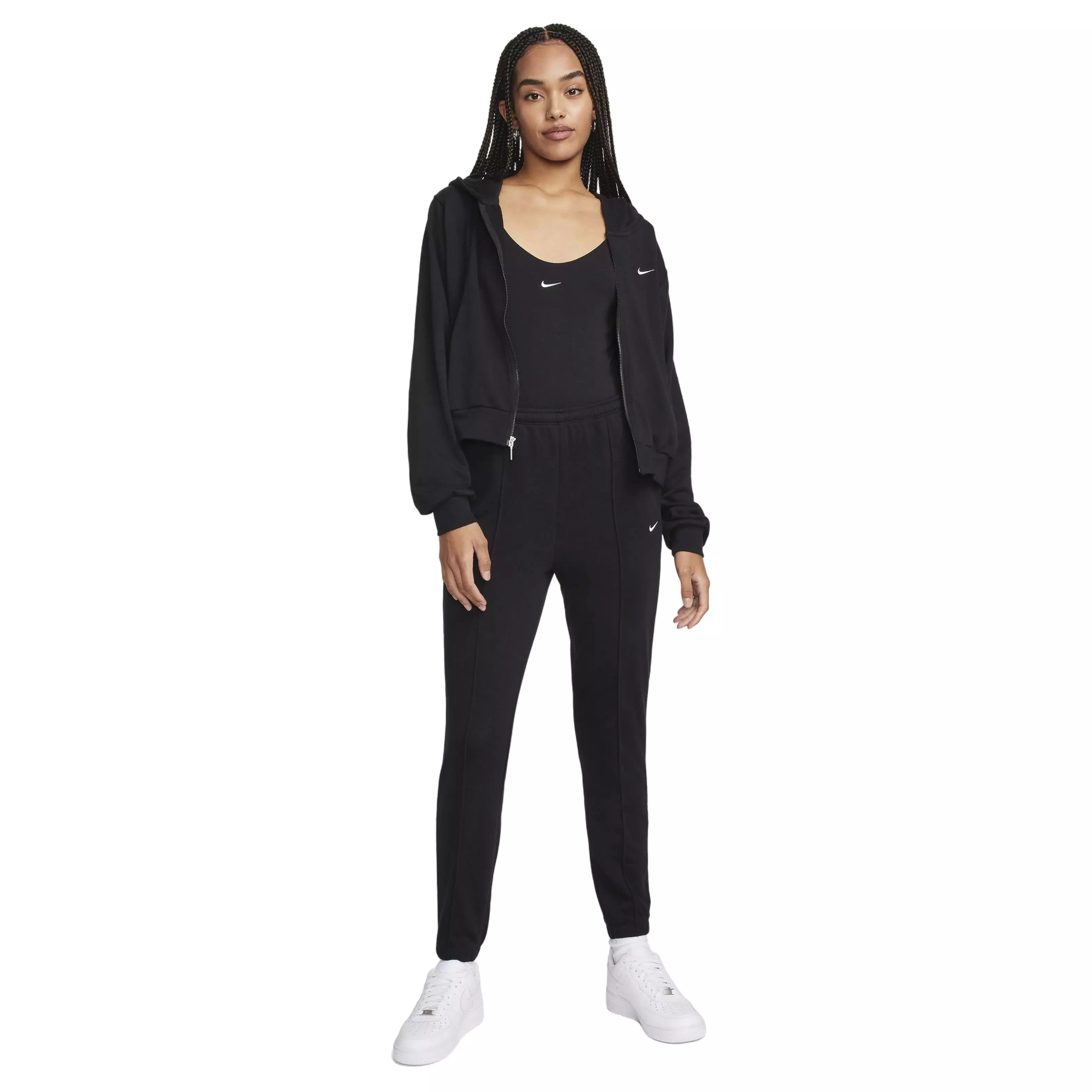 Nike Women's Sportswear Chill French Terry HW Sweatpants - Black - BLACK