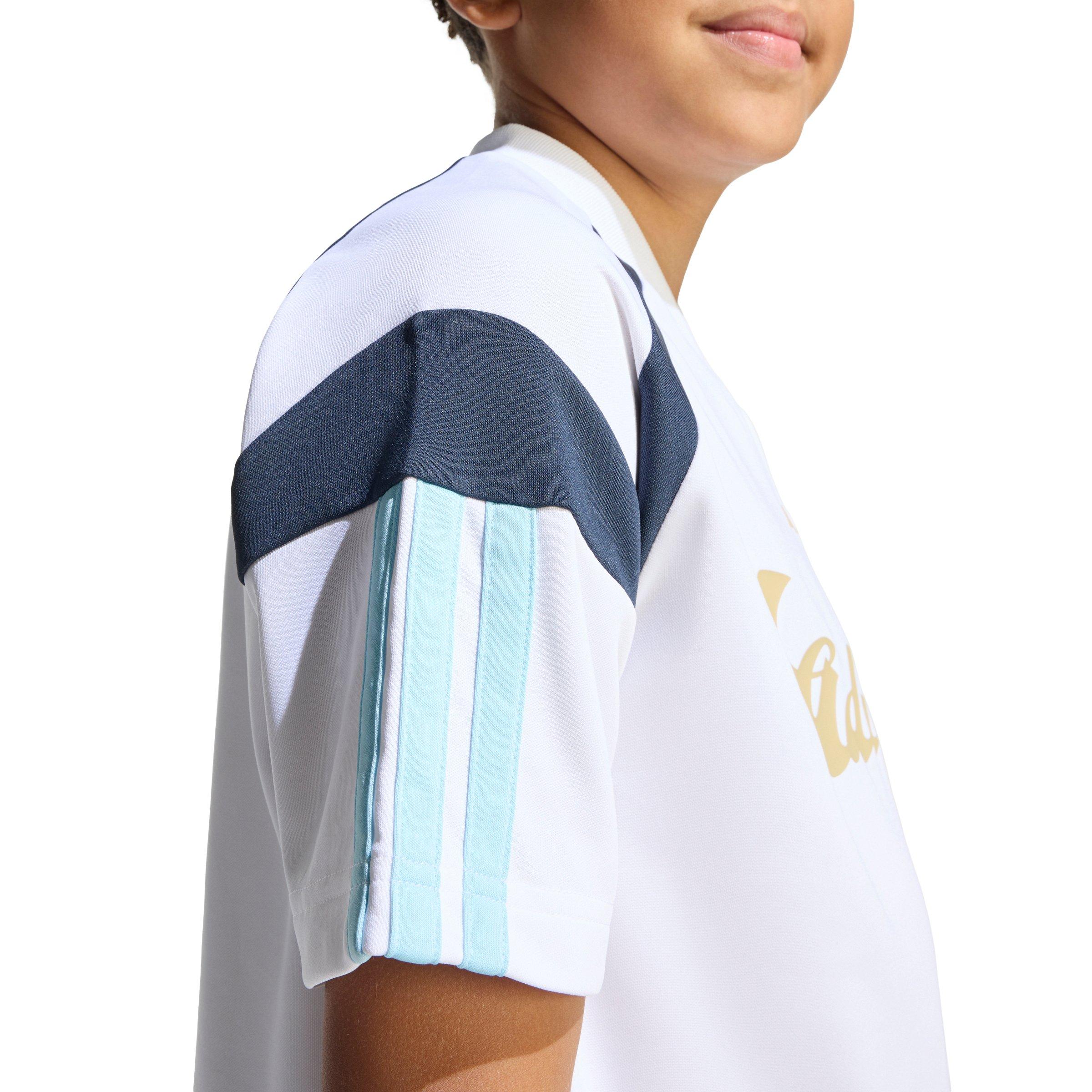 adidas Big Boys' House of Tiro T-Shirt - White - WHITE Thumbnail View 4