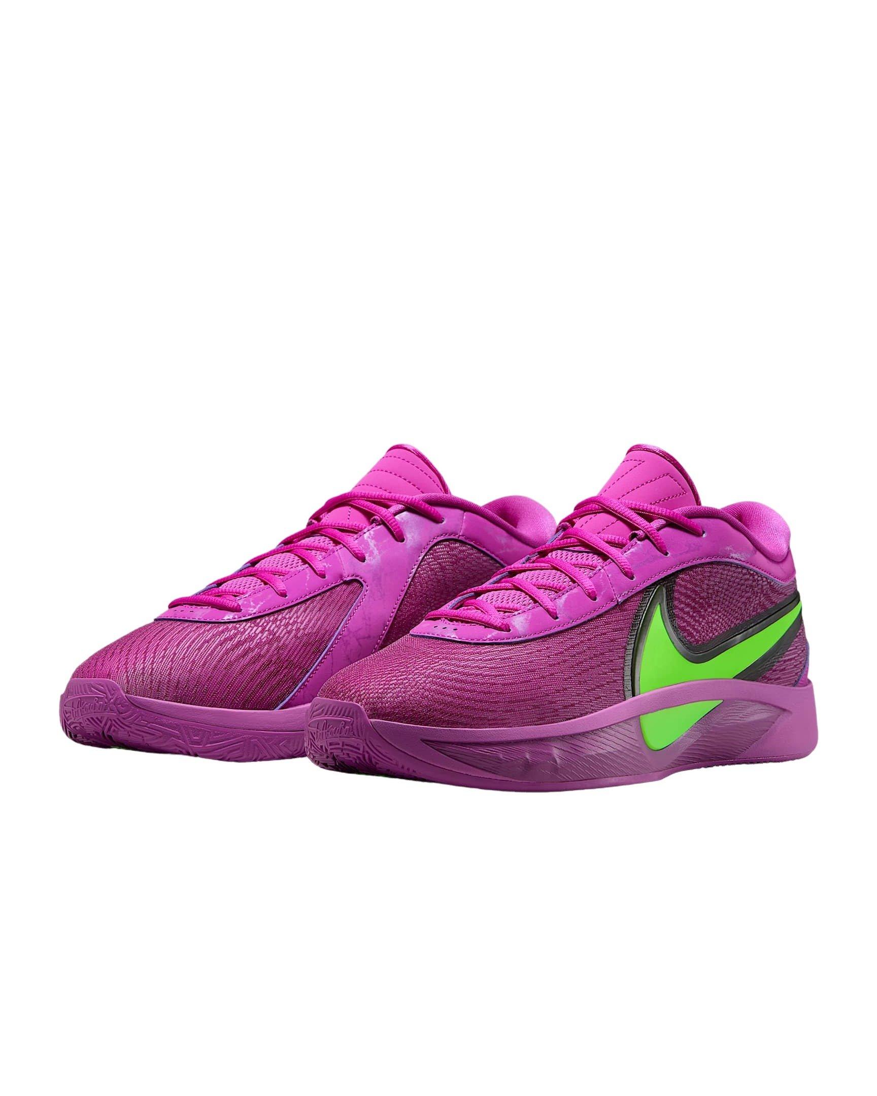 Nike Giannis Freak 6 "Bold Berry/Hyper Violet/Black/Green" Men's Basketball Shoe - BERRY/VIOLET/BLACK/GREEN Thumbnail View 4