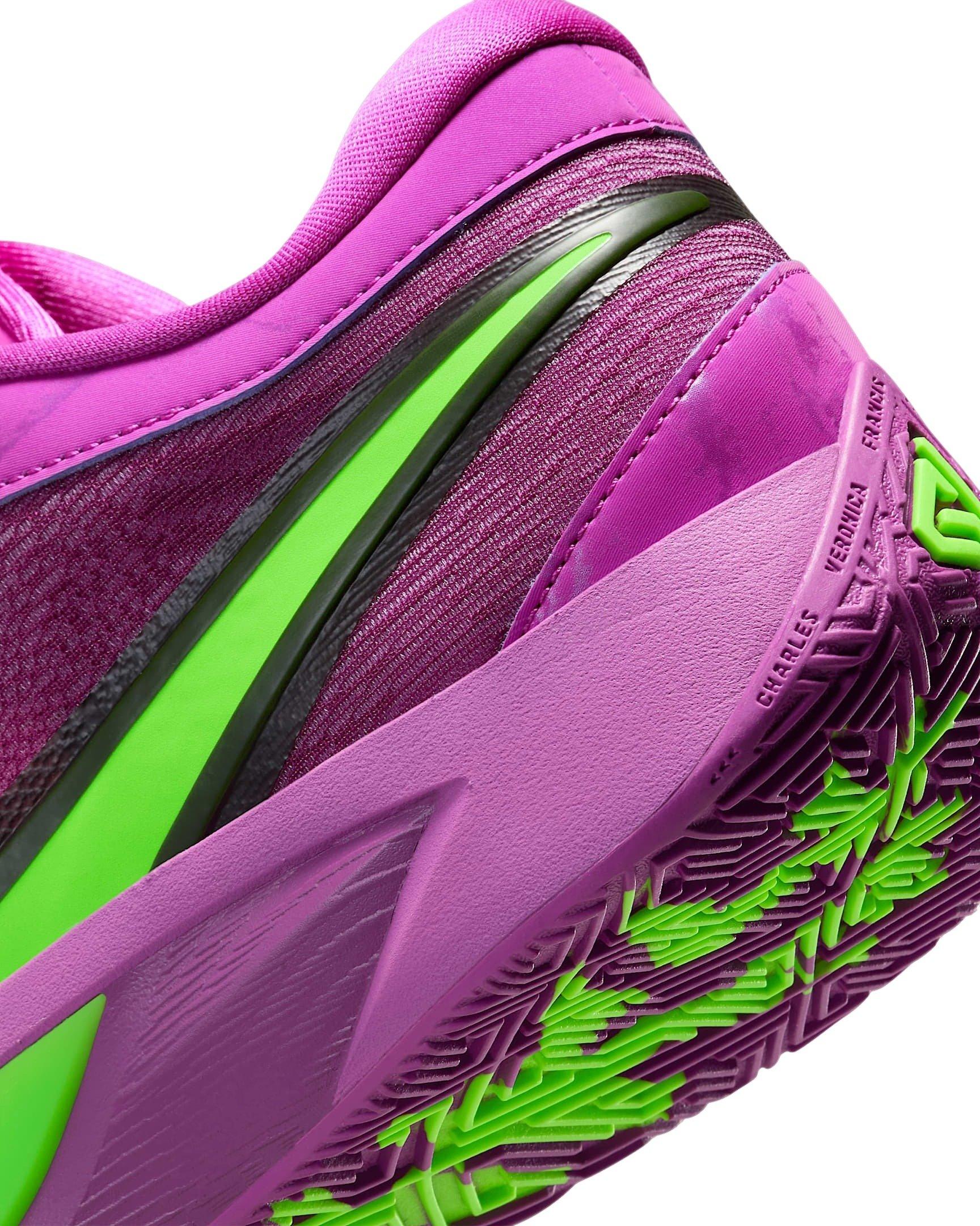 Nike Giannis Freak 6 "Bold Berry/Hyper Violet/Black/Green" Men's Basketball Shoe - BERRY/VIOLET/BLACK/GREEN Thumbnail View 7