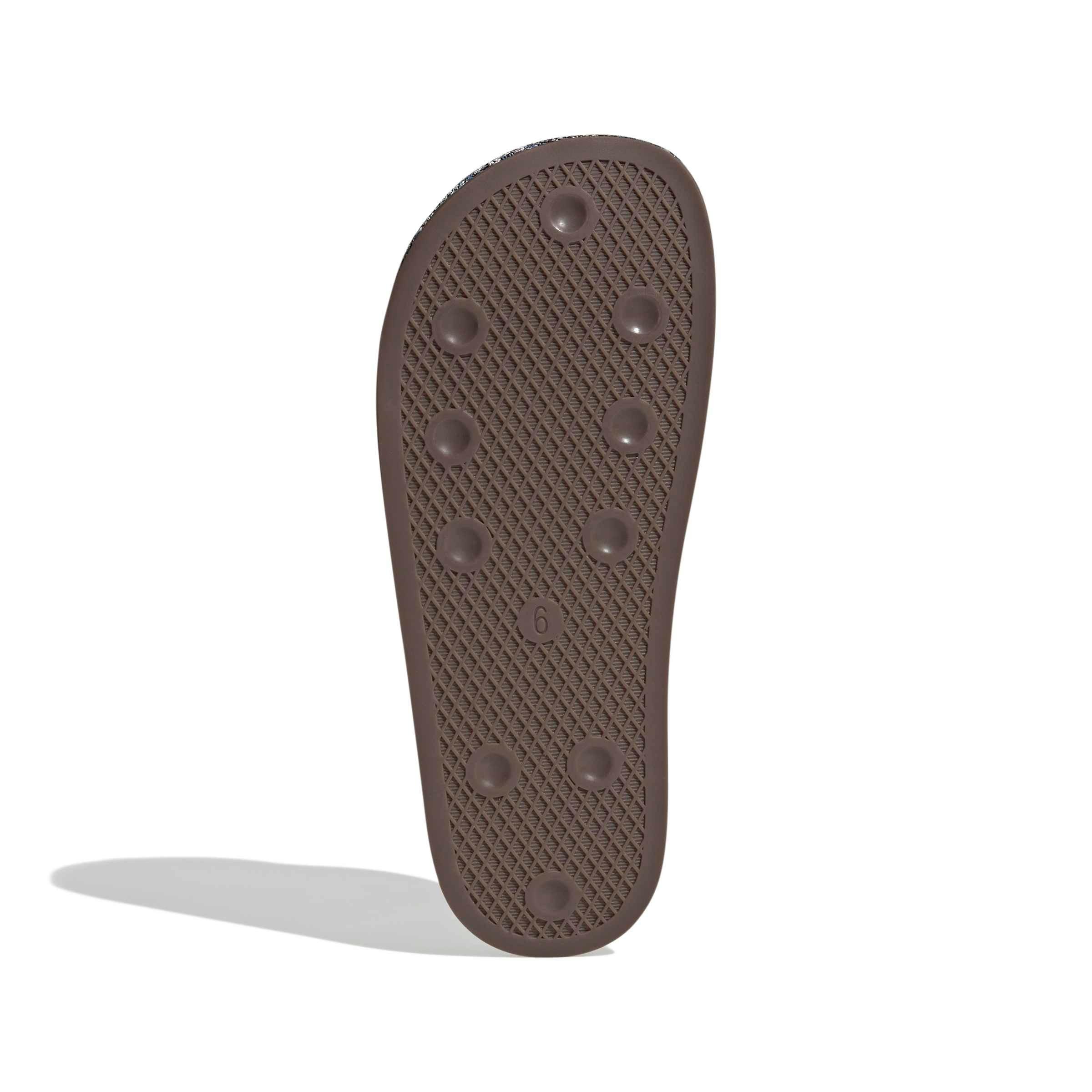 adidas Originals Adimule X Liberty London "Wonder Beige/Gold Met./Gum 5" Women's Slide - BEIGE/GOLD/GUM