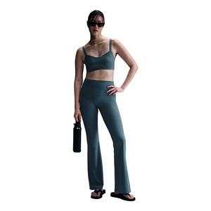 Nike Women's Dri-FIT Zenvy High-Waisted Flared Leggings -Blue