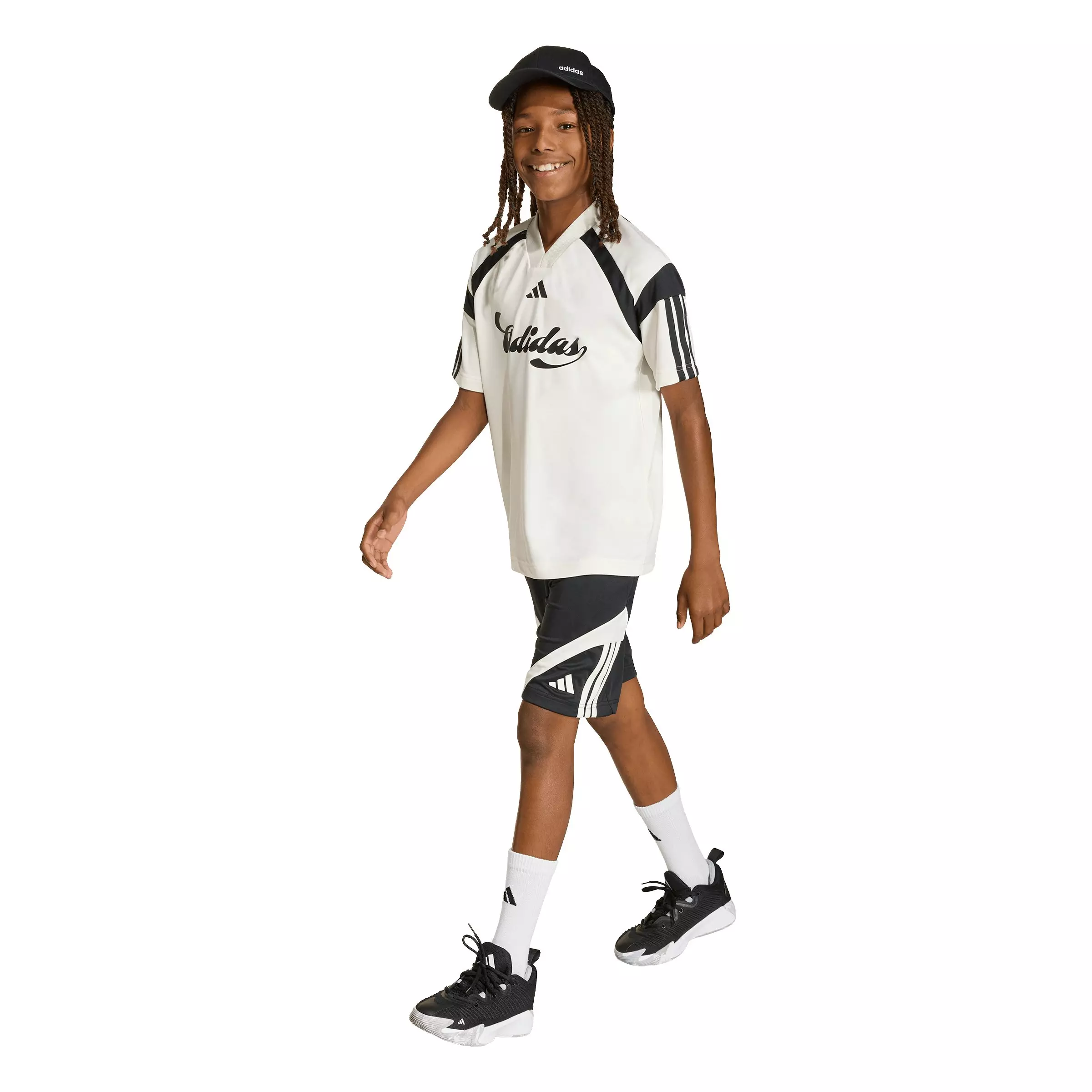 adidas Big Kids' House of Tiro Shorts - Black - BLACK