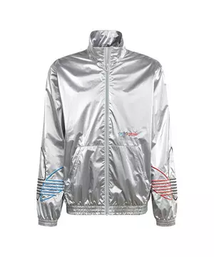 Melancolía Masaccio Accidentalmente adidas Men's Silver Adicolor Tricolor Track Jacket