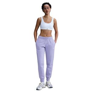 Nike Women's Sportswear Phoenix Fleece Mid-Rise Standard Sweatpants -Purple
