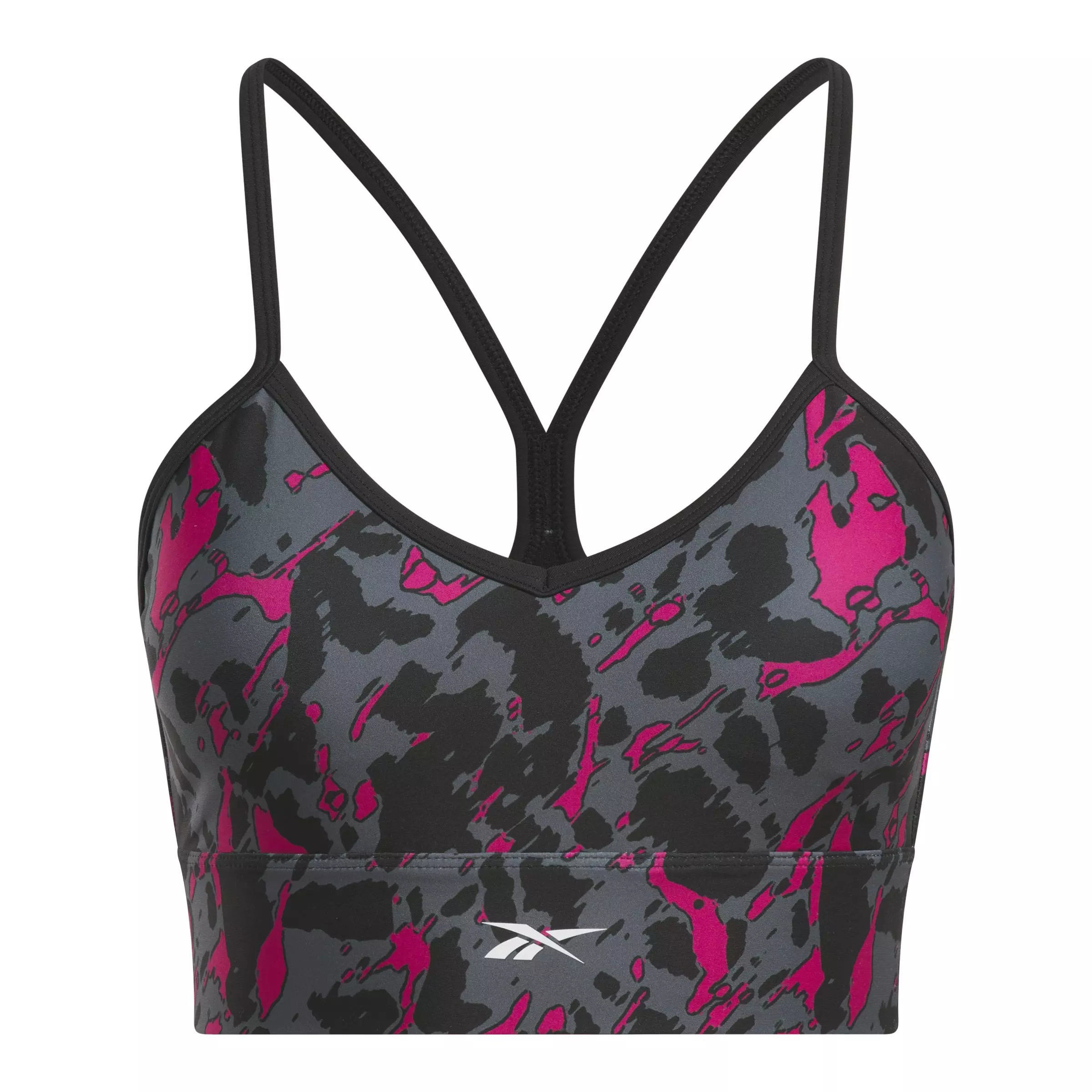 Reebok Women's Workout Bra - BLACK/PINK