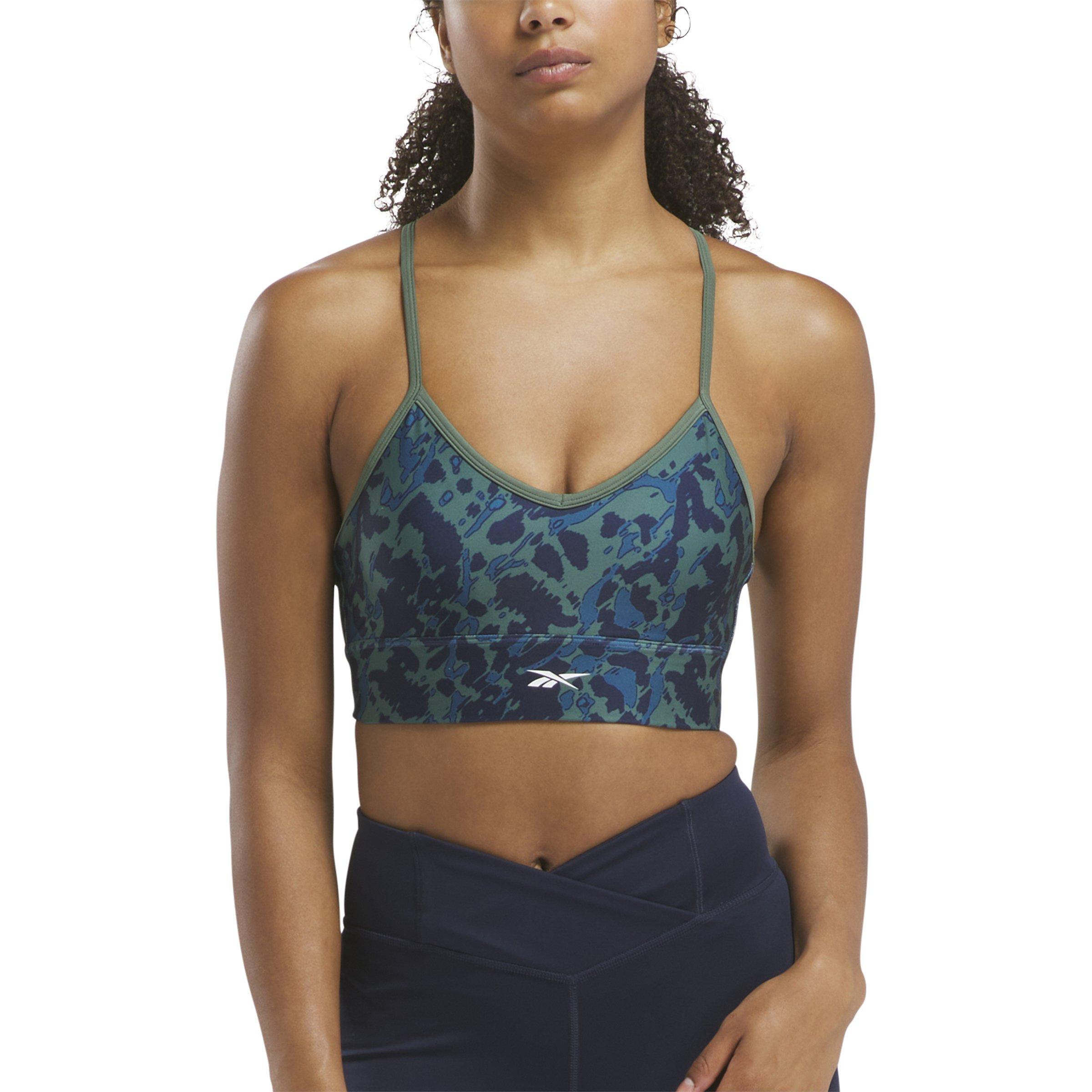 Reebok Women's Workout Bra - GREEN Thumbnail View 1