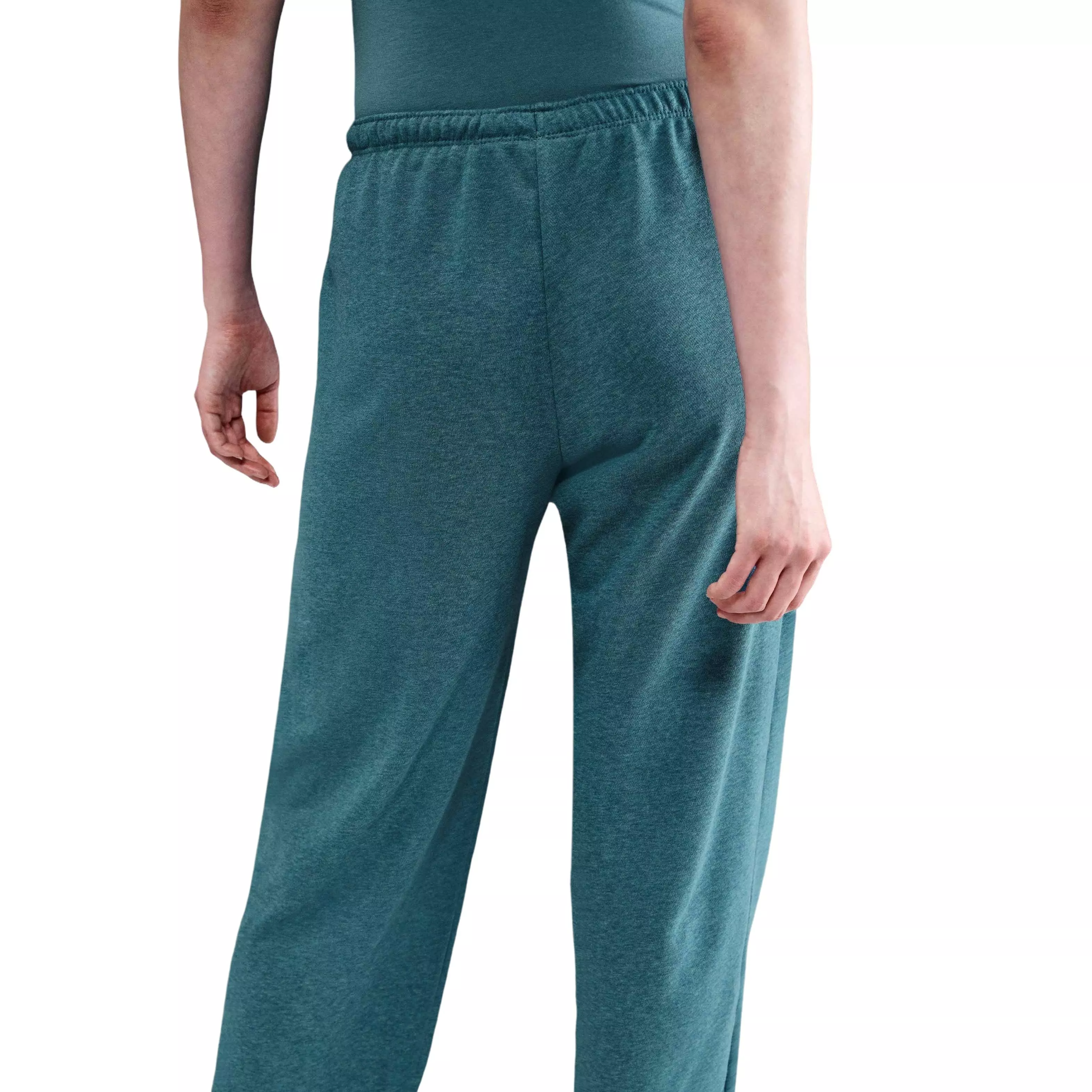 Nike Women's Sportswear Chill French Terry Open-Hem Sweatpants -Blue - BLUE