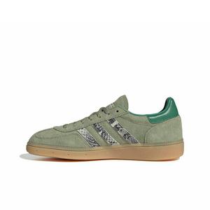 adidas Originals Handball Spezial "Tent Green/Linen Green/Blanch Green" Women's Shoe - GREEN/GREEN/GREEN