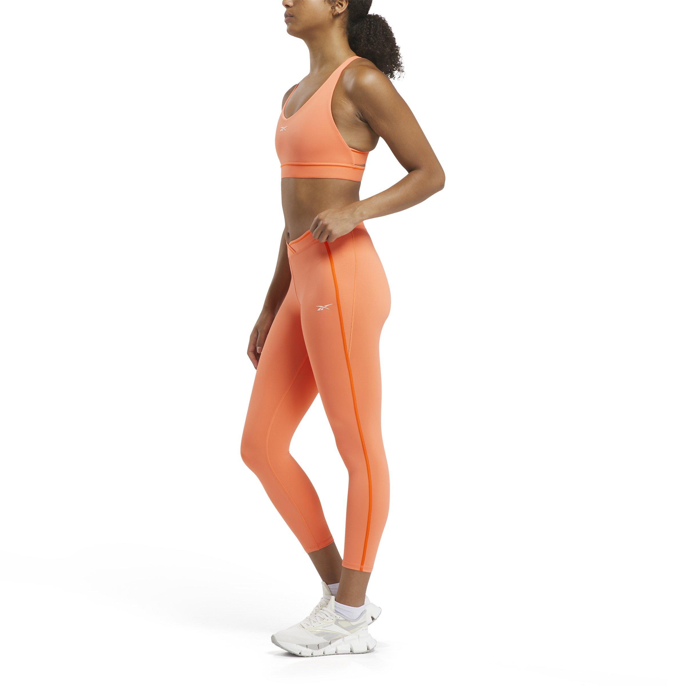 Reebok Women's V-neck Bralette-Coral - CORAL Thumbnail View 3