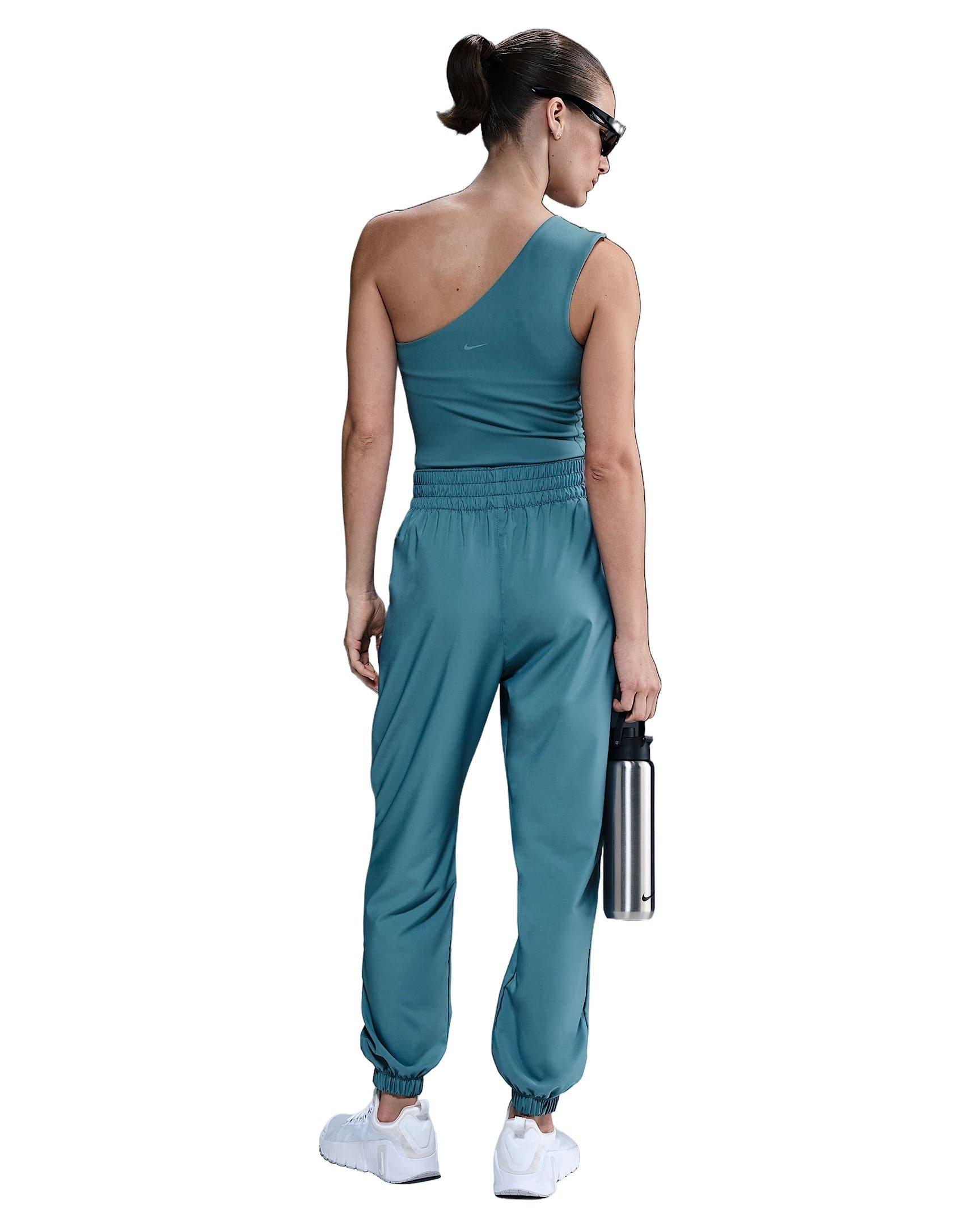 Nike Women's One Dri-FIT High-Waisted 7/8 Joggers - BLUE Thumbnail View 2
