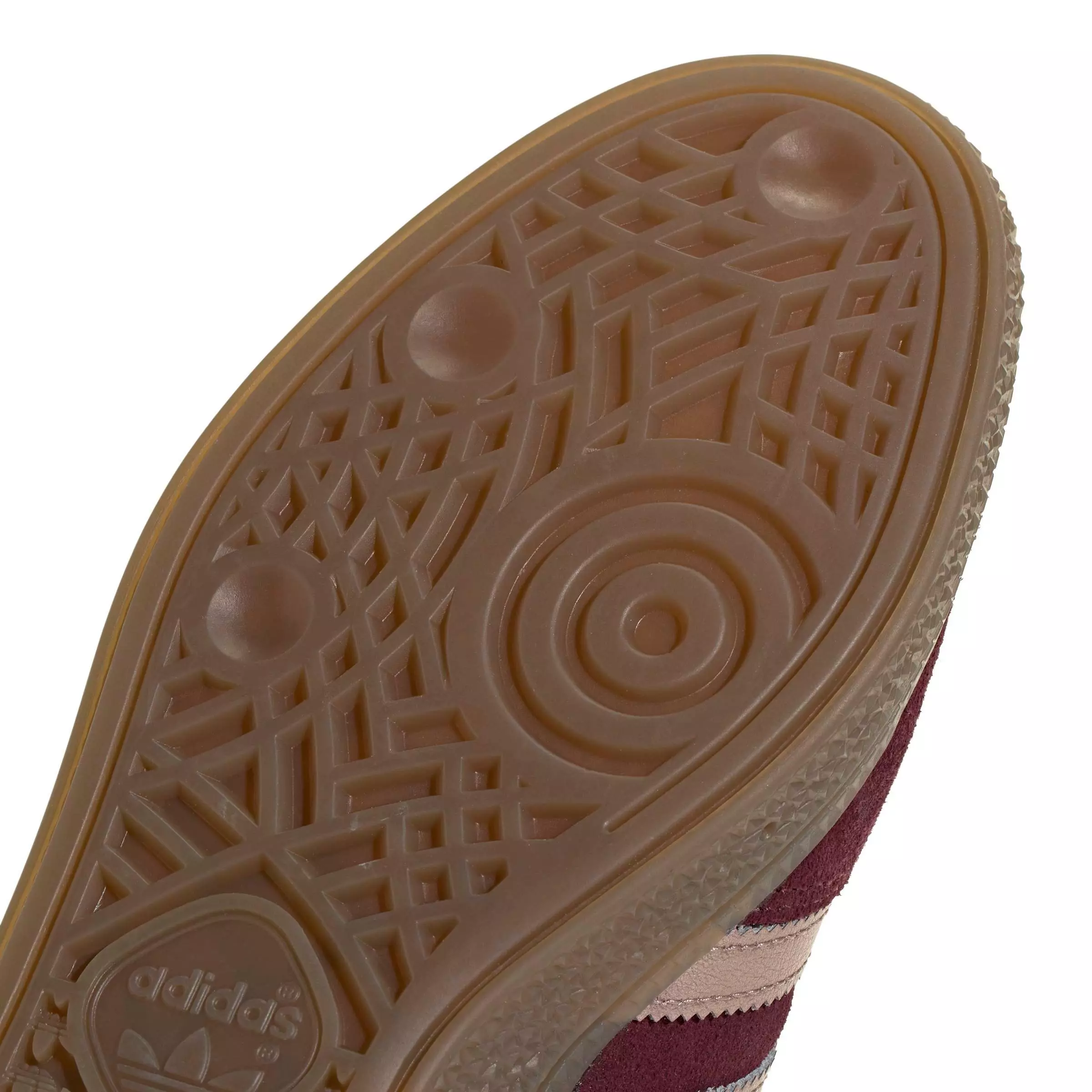 adidas Originals Handball Spezial "Maroon/Vapour Grey Metallic/Gum 5" Women's Shoe - MAROON/GREY/GUM