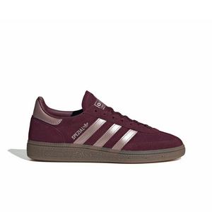 adidas Originals Handball Spezial "Maroon/Vapour Grey Metallic/Gum 5" Women's Shoe - MAROON/GREY/GUM