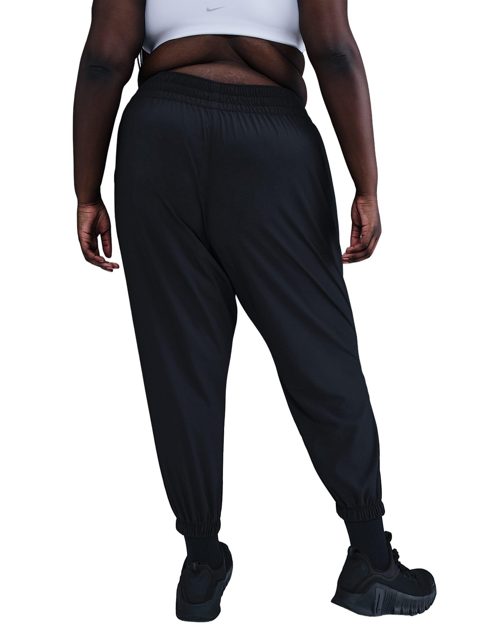 Nike Women's One High-Waisted Dri-FIT 7/8 Joggers -Black - BLACK Thumbnail View 2