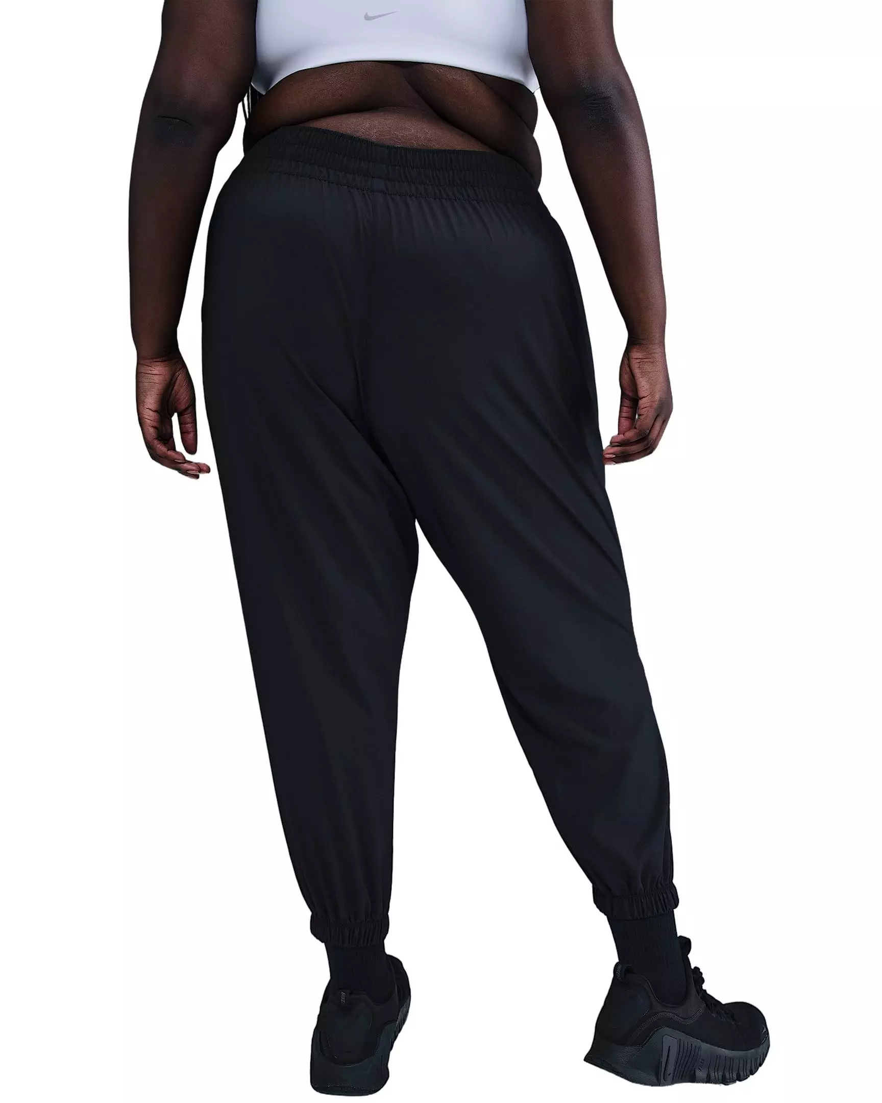 Nike Women's One High-Waisted Dri-FIT 7/8 Joggers -Black - BLACK