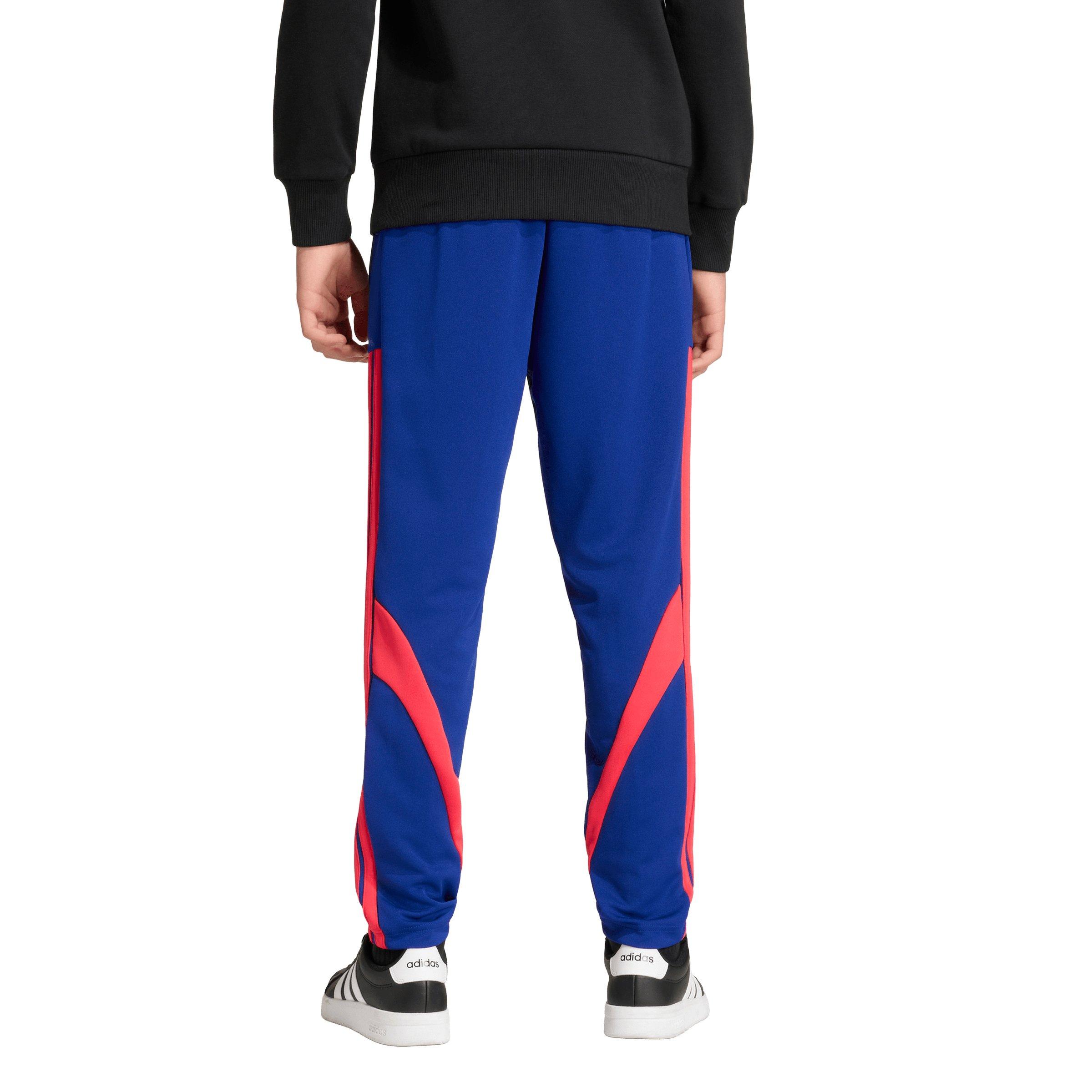 adidas House of Tiro Colors of Football High Waisted Big Boys' Blue/Red Wide Leg Pants