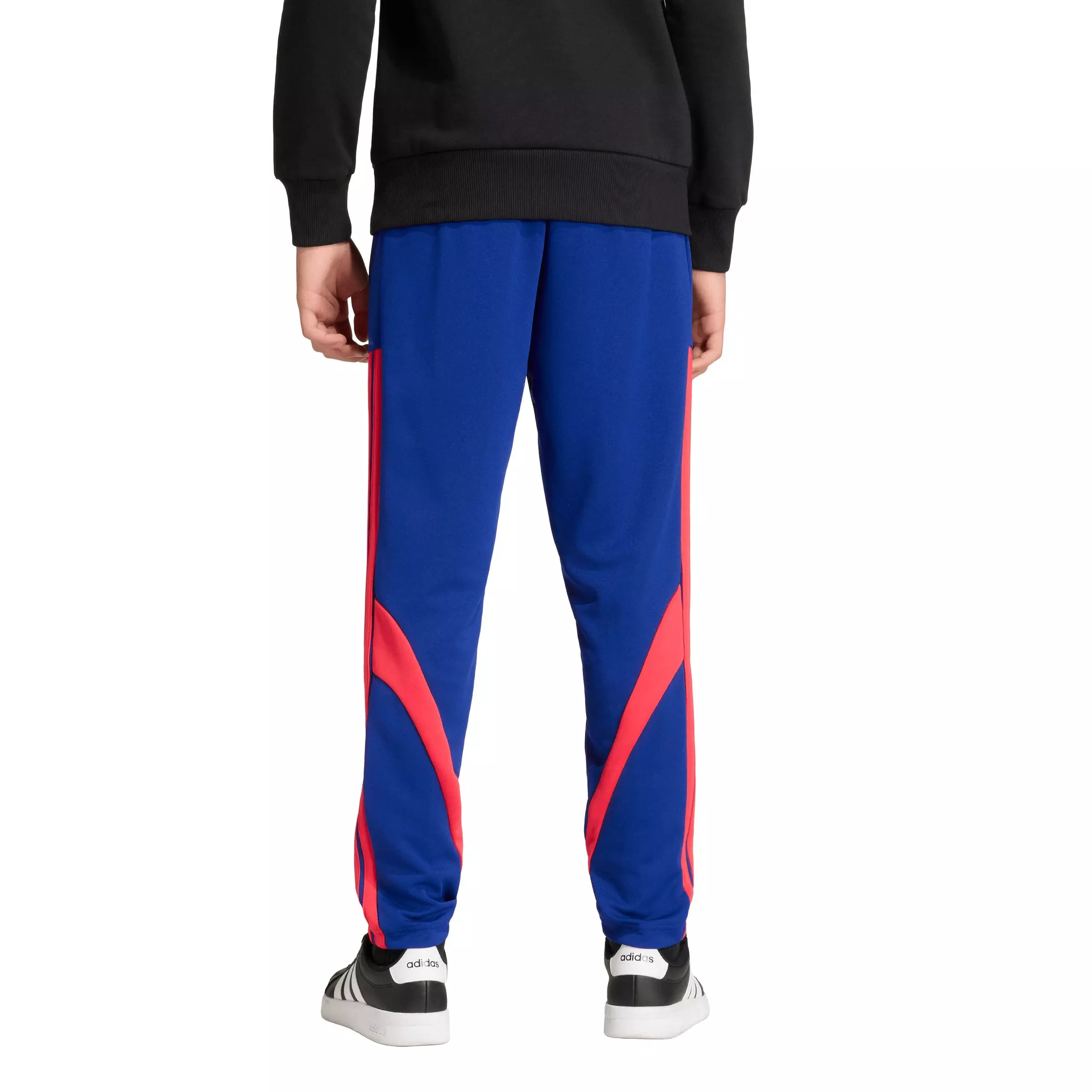 adidas Big Boys' House of Tiro Colors of Football High Waisted Wide Leg Pants - Blue/Red - BLUE/RED