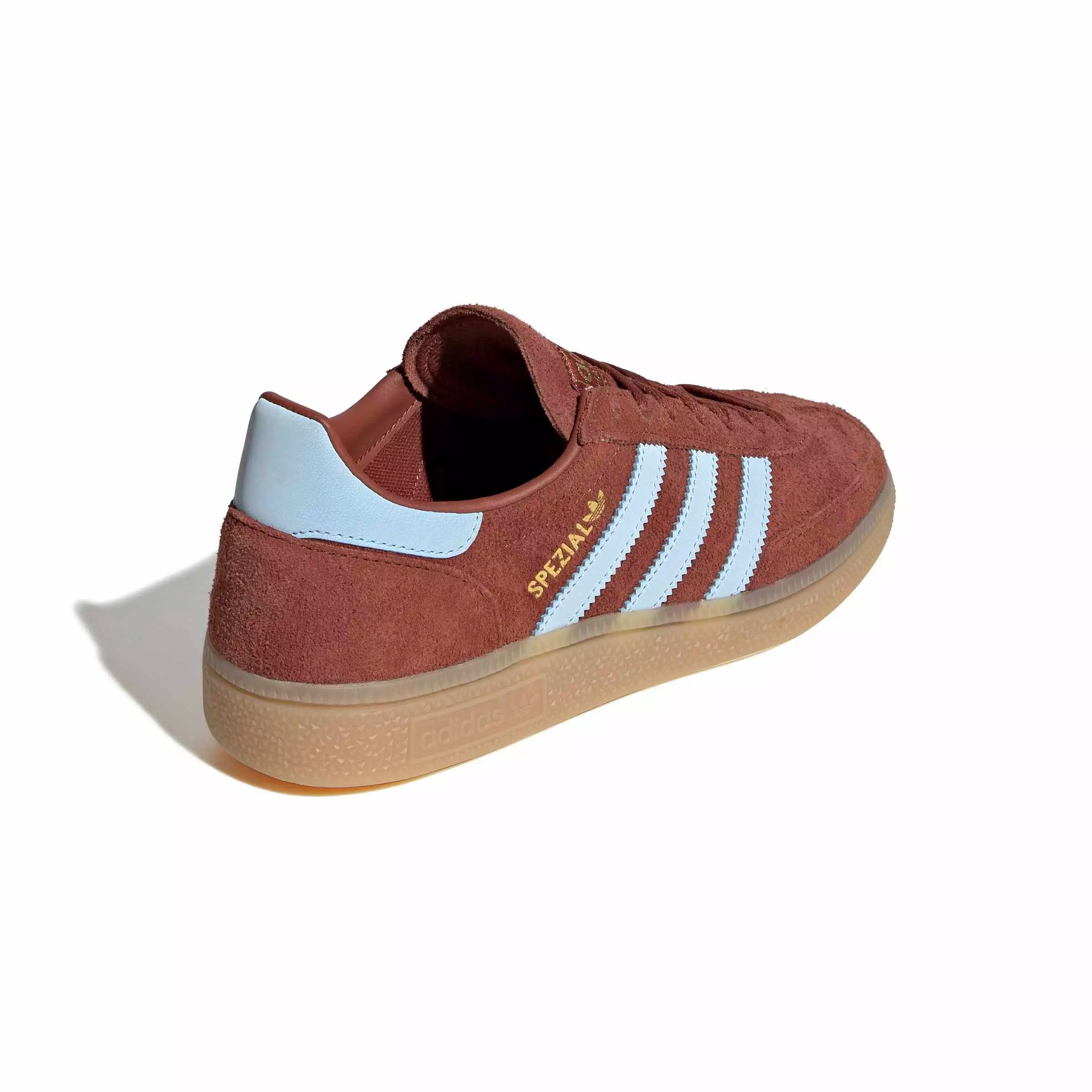 adidas Originals Handball Spezial "Burnt Sienna/Clear Sky/Gold Metallic" Women's Shoe - SIENNA/SKY/GOLD