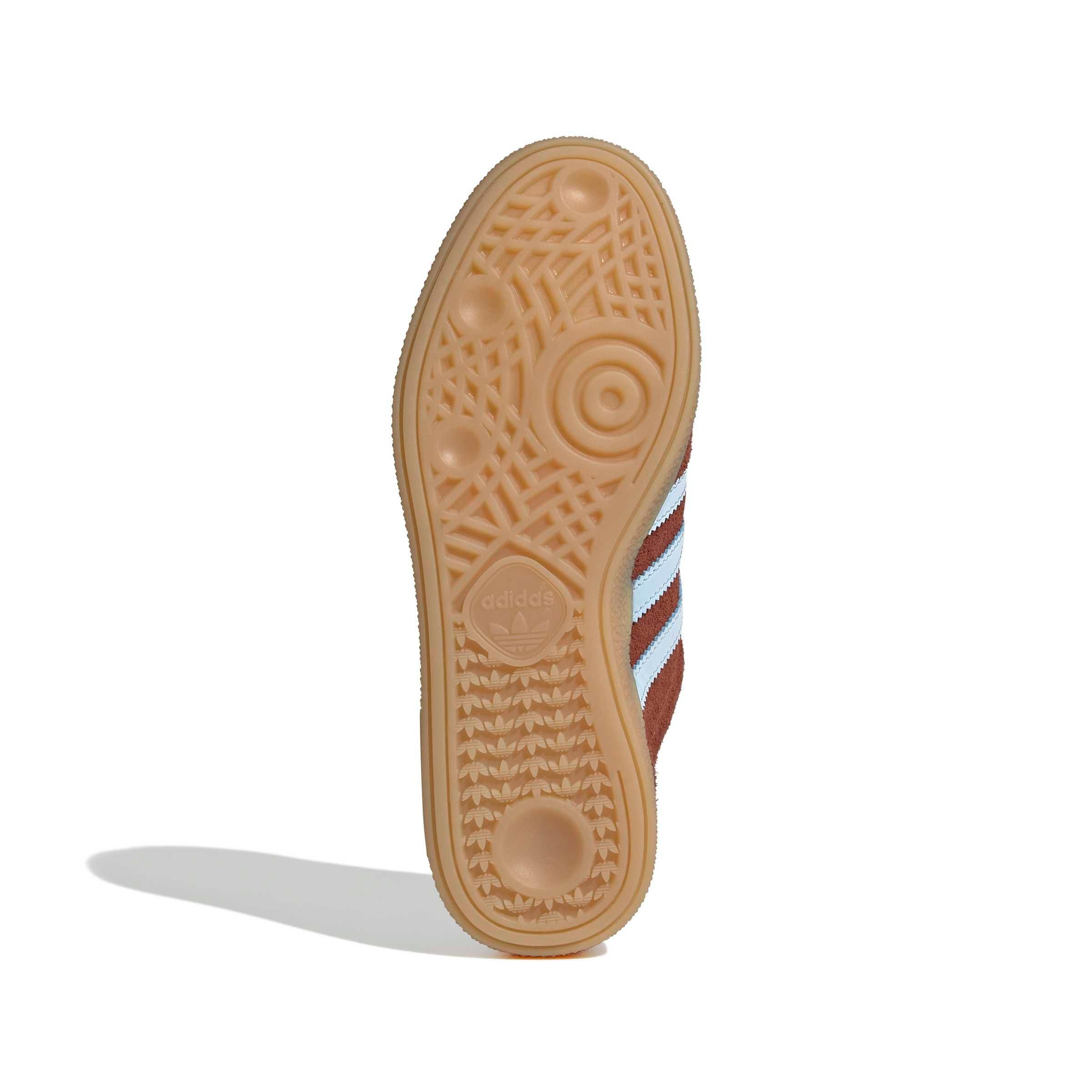 adidas Originals Handball Spezial "Burnt Sienna/Clear Sky/Gold Metallic" Women's Shoe - SIENNA/SKY/GOLD
