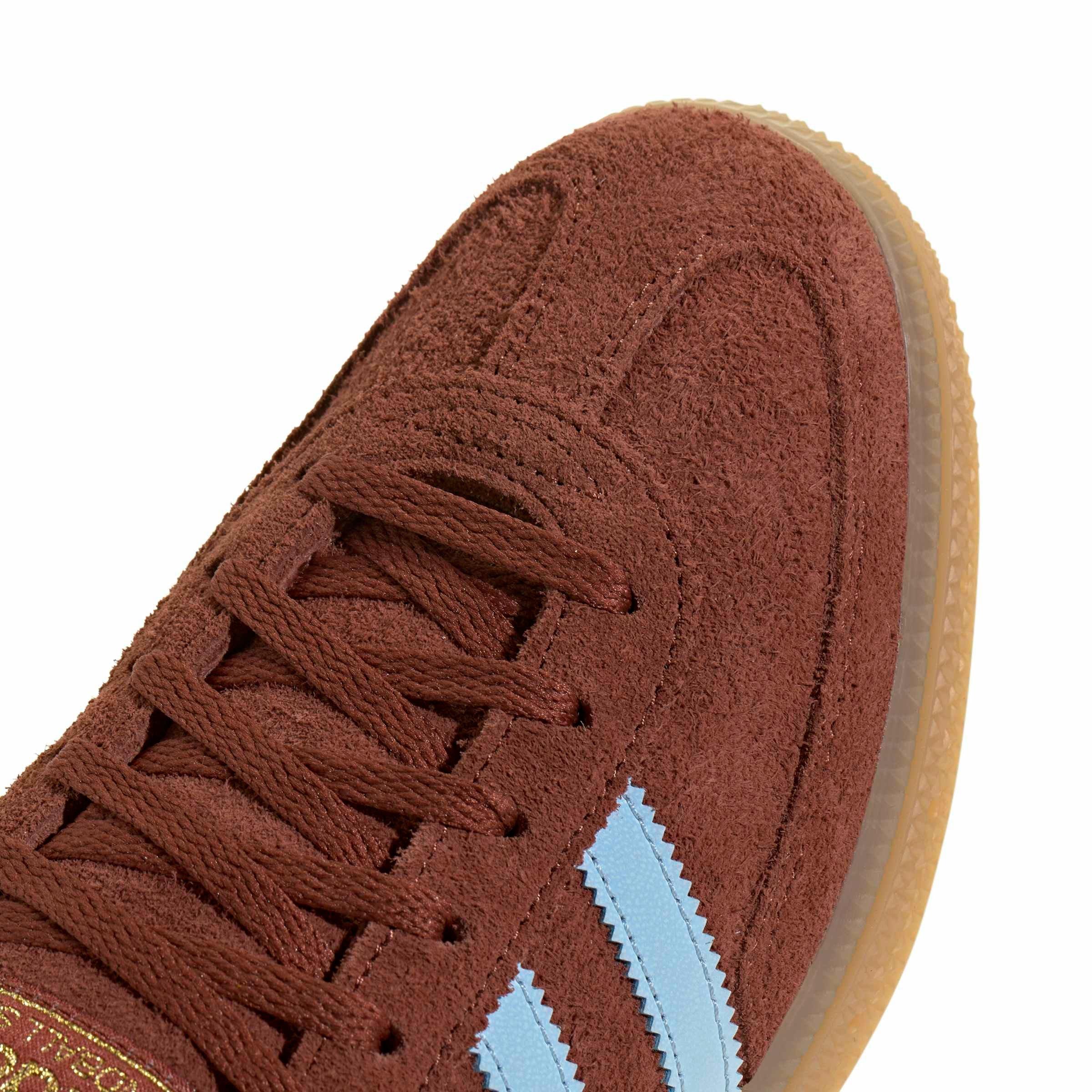 adidas Originals Handball Spezial "Burnt Sienna/Clear Sky/Gold Metallic" Women's Shoe - SIENNA/SKY/GOLD