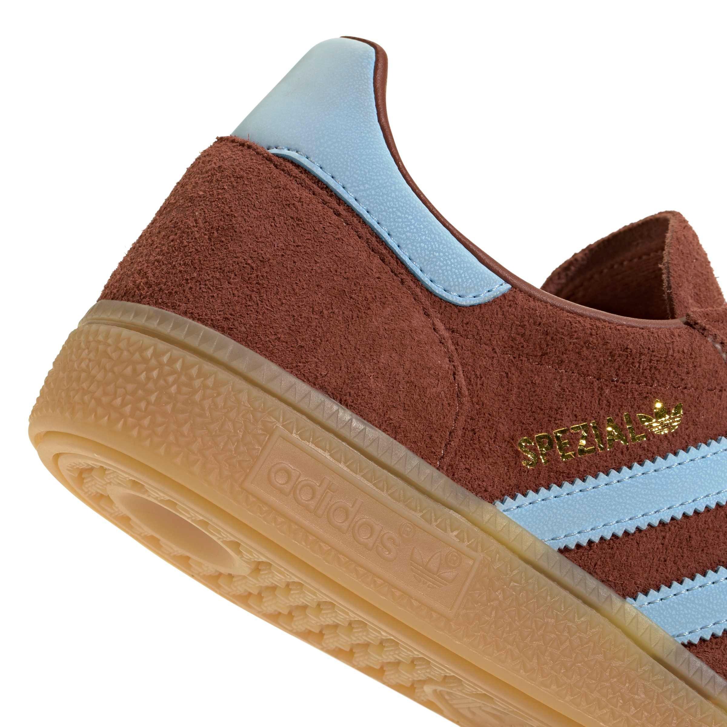 adidas Originals Handball Spezial "Burnt Sienna/Clear Sky/Gold Metallic" Women's Shoe - SIENNA/SKY/GOLD