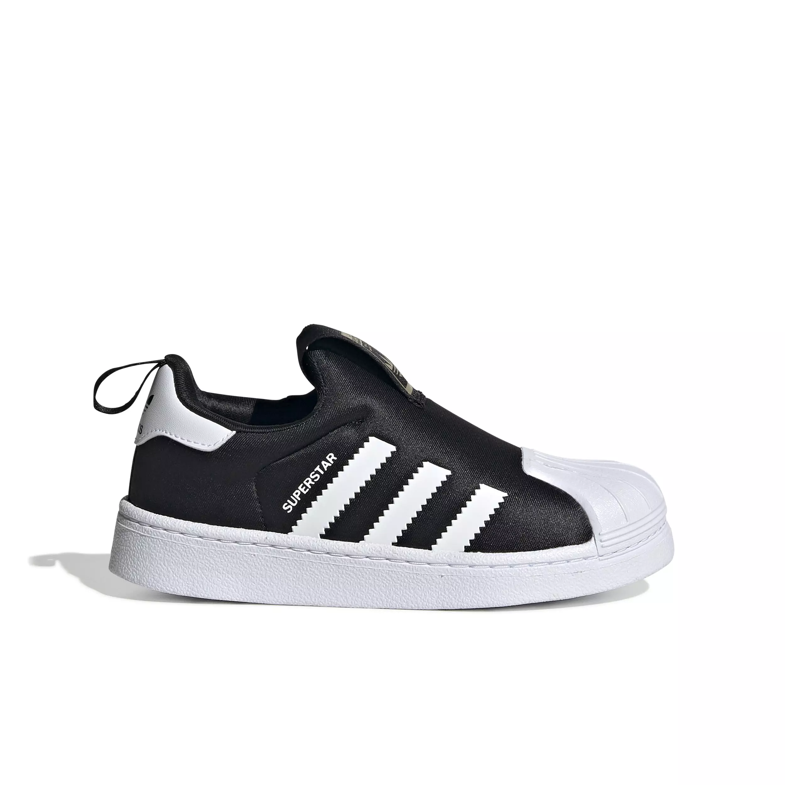 adidas Originals Superstar 360 "Core Black/Cloud White/Gold Metallic" Preschool Boys' Shoe - BLACK