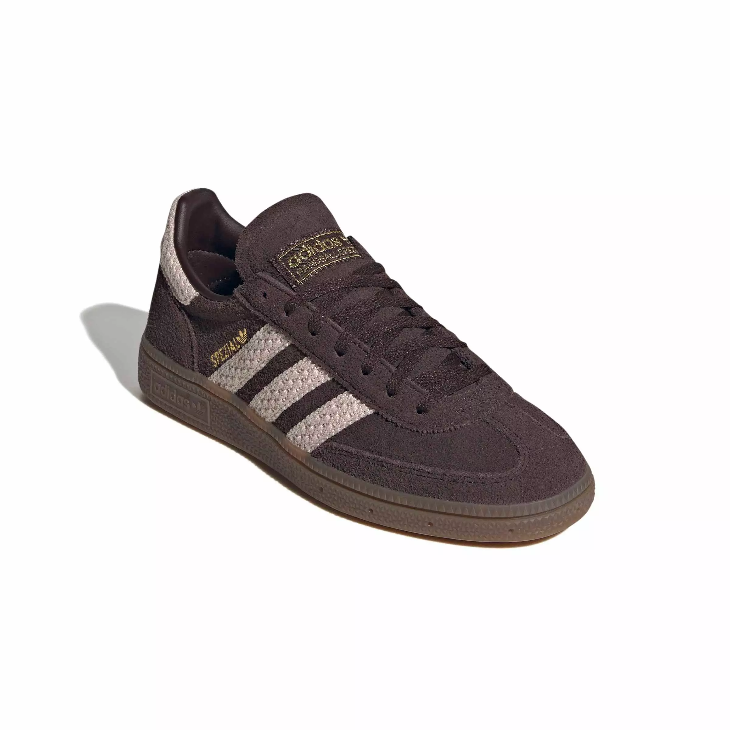 adidas Originals Handball Spezial "Aurora Coffee/Wonder Quartz/Gold Metallic" Women's Shoe - COFFEE/QUARTZ/GOLD
