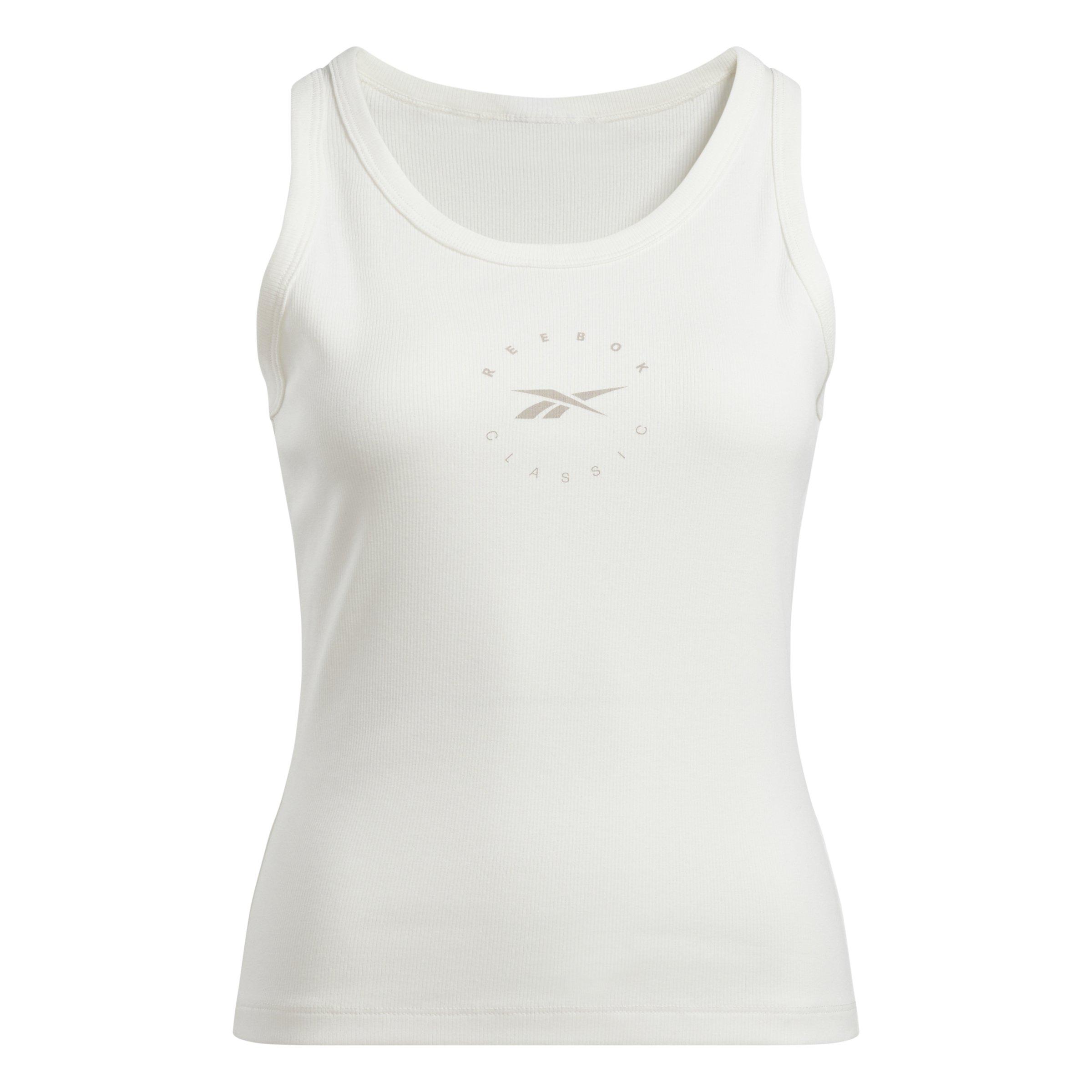 Reebok Women's ID Energy Tank Top - WHITE Thumbnail View 4