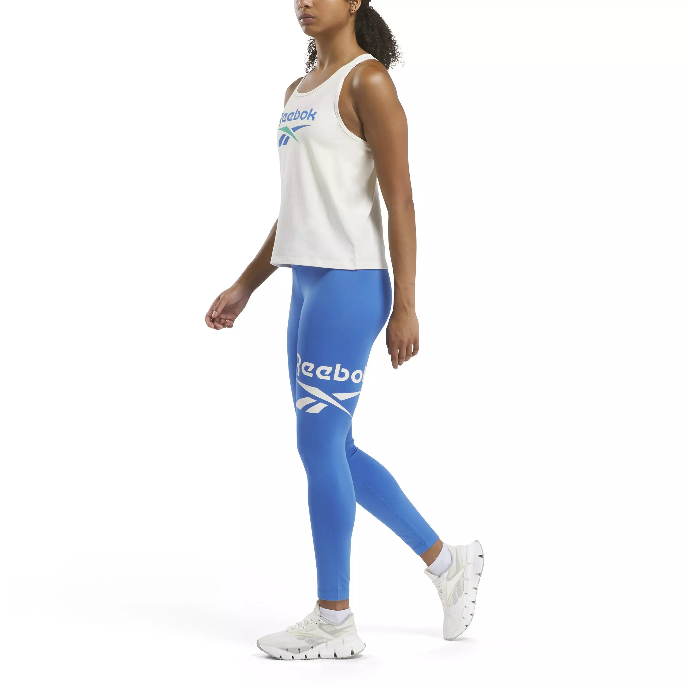 Reebok Women's Identity Big Logo Tank Top-White - WHITE