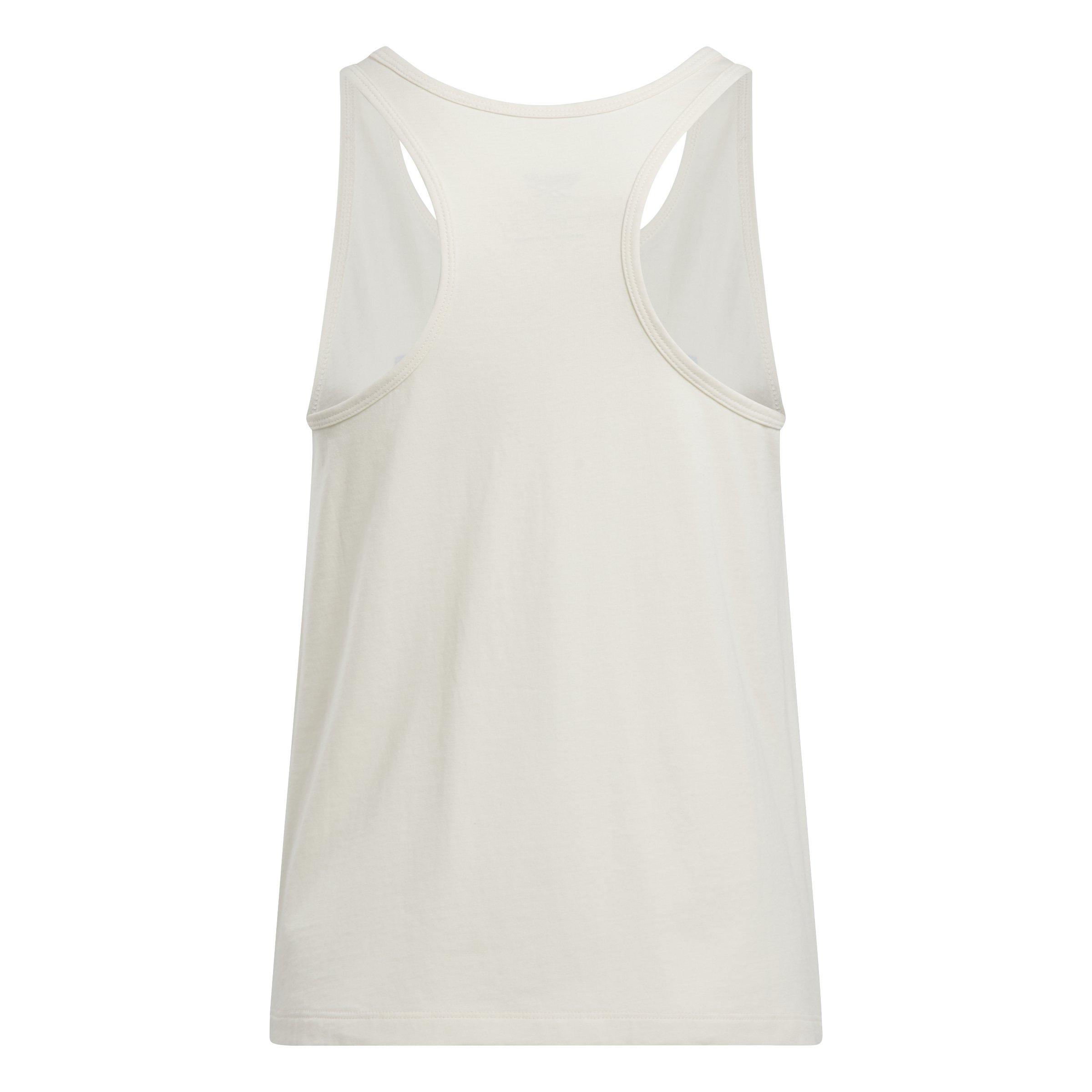 Reebok Women's Identity Big Logo Tank Top-White - WHITE Thumbnail View 5