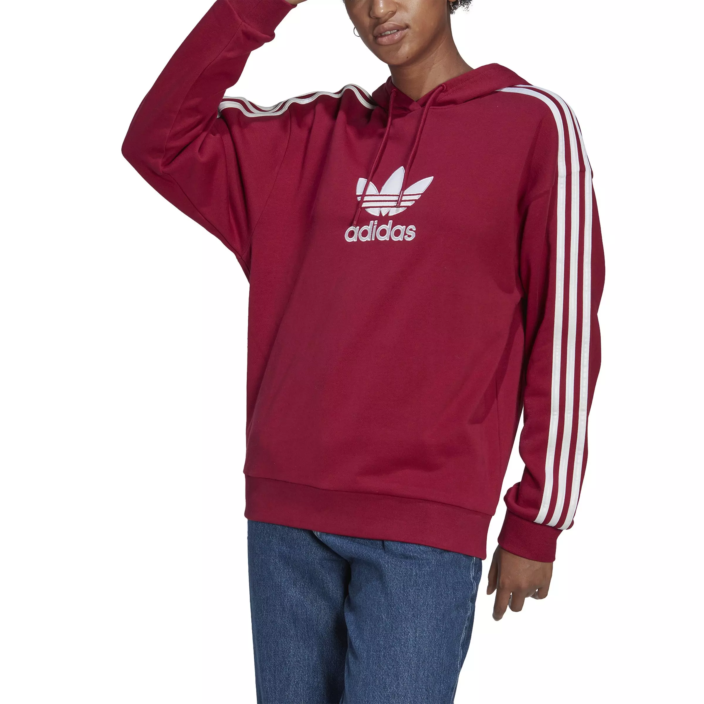 adidas Women's Originals Hoodie-Red - RED