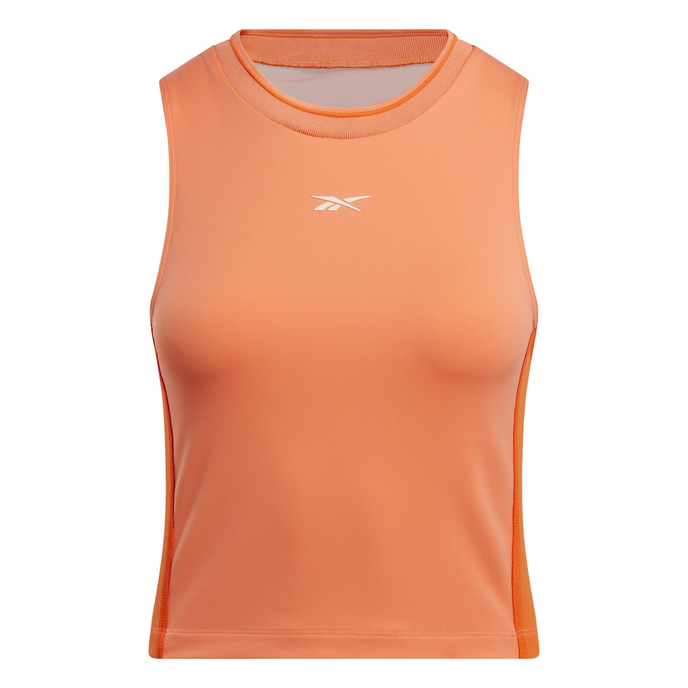 Reebok Women's Team Tank Top - CORAL Thumbnail View 4