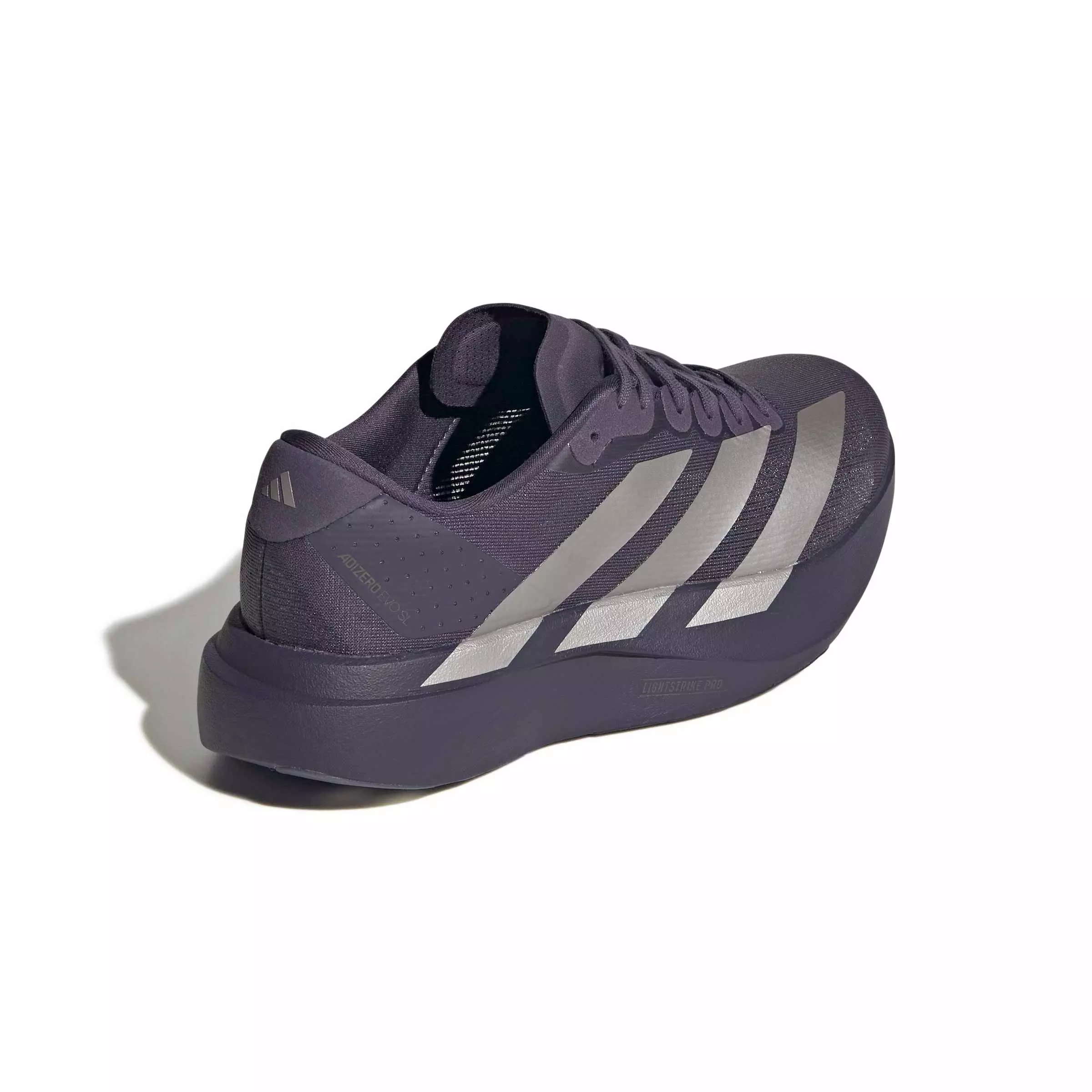 adidas Adizero EVO SL "Trace Purple/Taupe Metallic/Taupe Oxide" Women's Running Shoe - PURPLE/TAUPE/TAUPE