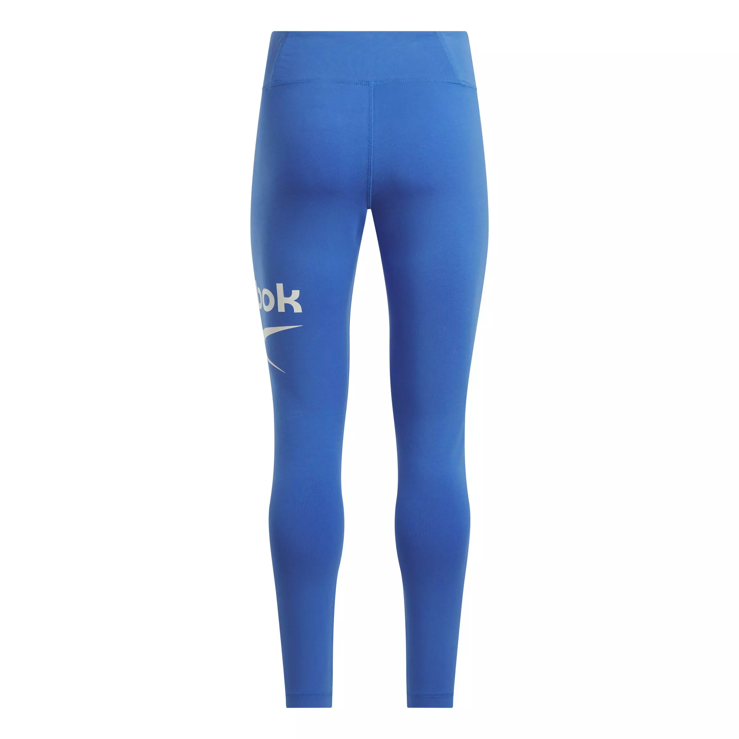Reebok Women's Identity Big Logo Cotton Leggings-Blue - BLUE
