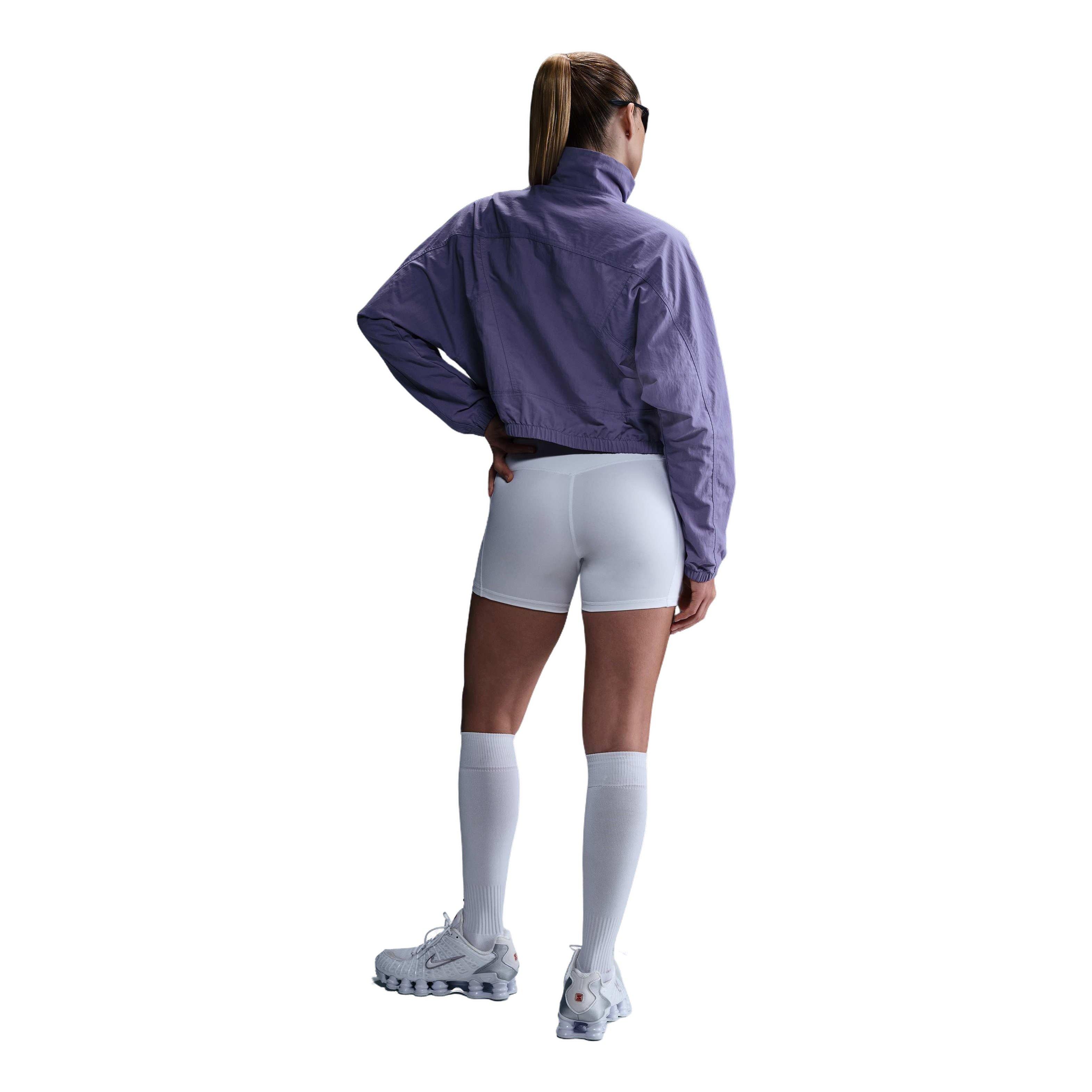 Nike Women's Sportswear Everything Woven Repel Oversized UV Protection Jacket - Purple - PURPLE Thumbnail View 2