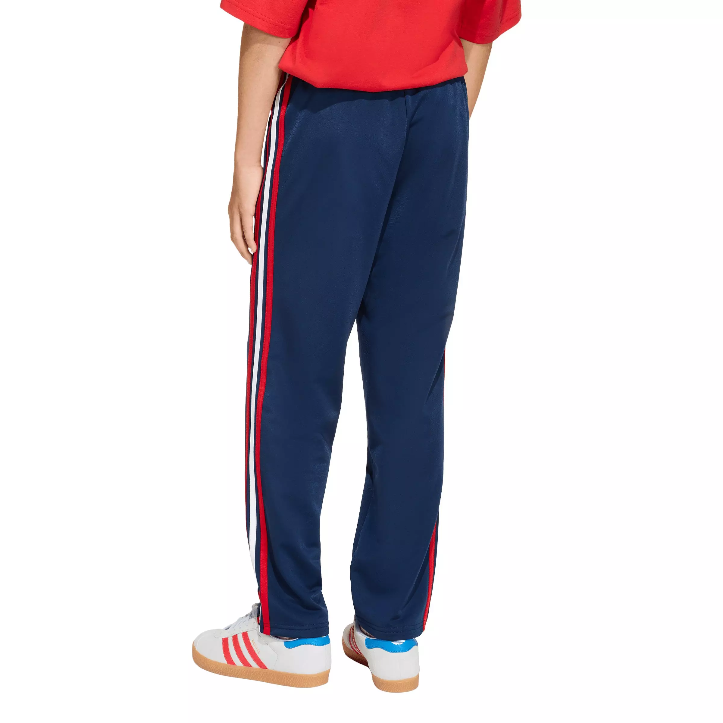 adidas Originals Big Boys' Firebird Tracksuit Bottoms - Dark Blue - DARK BLUE