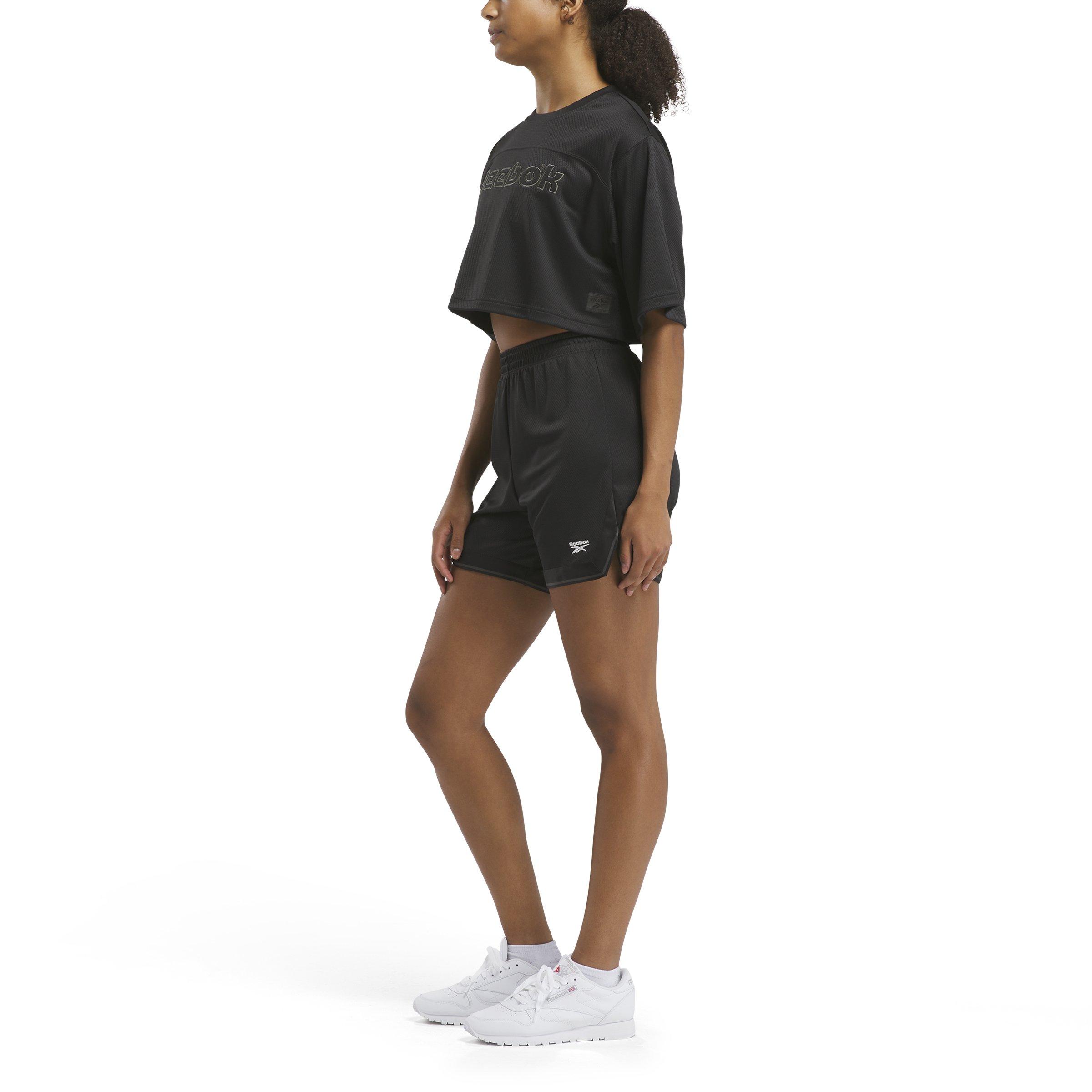Reebok Women's Team Shorts - BLACK Thumbnail View 3