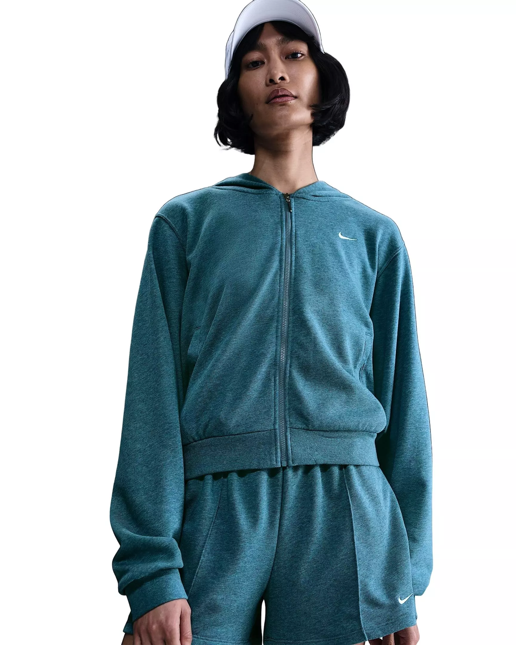 Nike Women's Sportswear Chill Terry Loose Full-Zip French Terry Jacket - Blue - BLUE