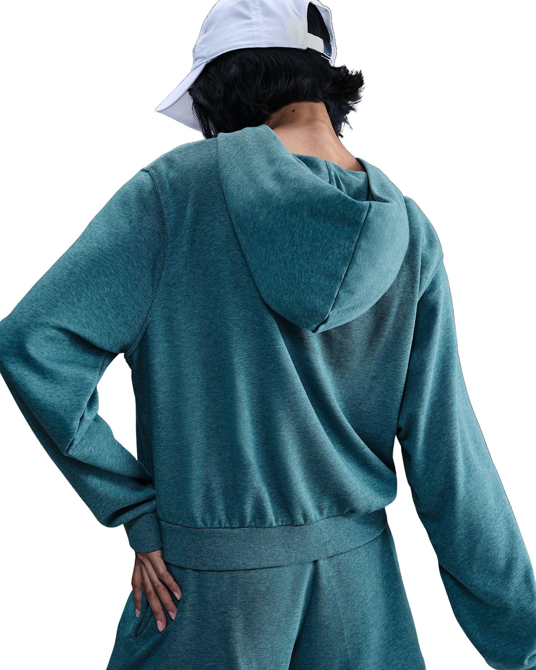 Nike Women's Sportswear Chill Terry Loose Full-Zip French Terry Jacket - Blue - BLUE Thumbnail View 2