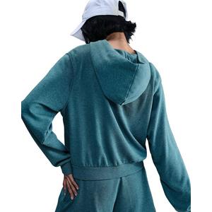 Nike Women's Sportswear Chill Terry Loose Full-Zip French Terry Jacket -Blue