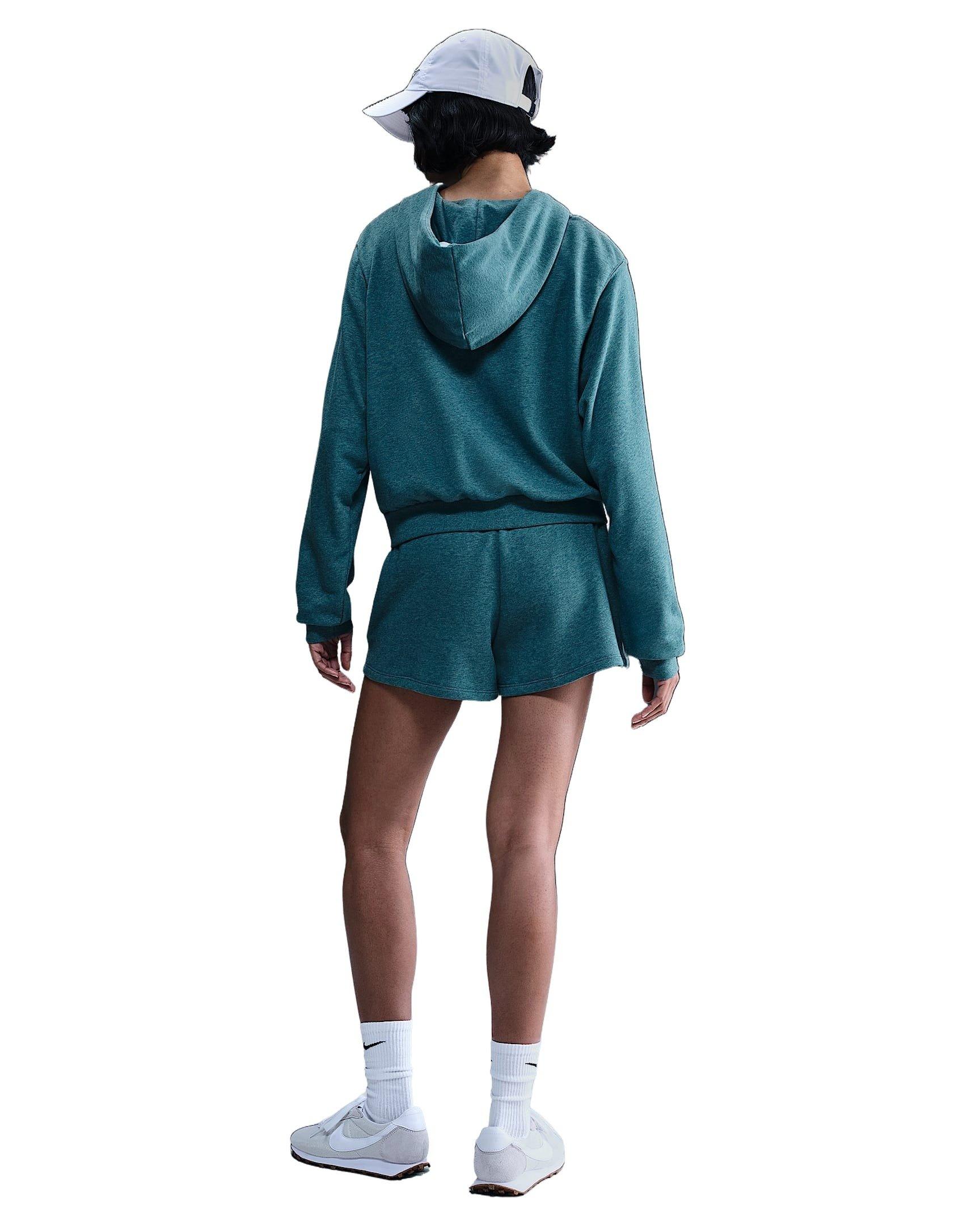 Nike Women's Sportswear Chill Terry Loose Full-Zip French Terry Jacket -Blue - BLUE Thumbnail View 5