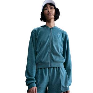 Nike Women's Sportswear Chill Terry Loose Full-Zip French Terry Jacket -Blue